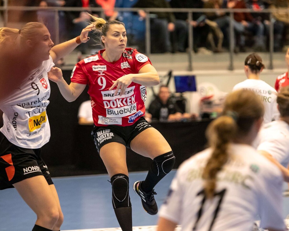 Nora Mørk sørger for mange assist i løbet af en kamp. Foto: Johnny Tauman.