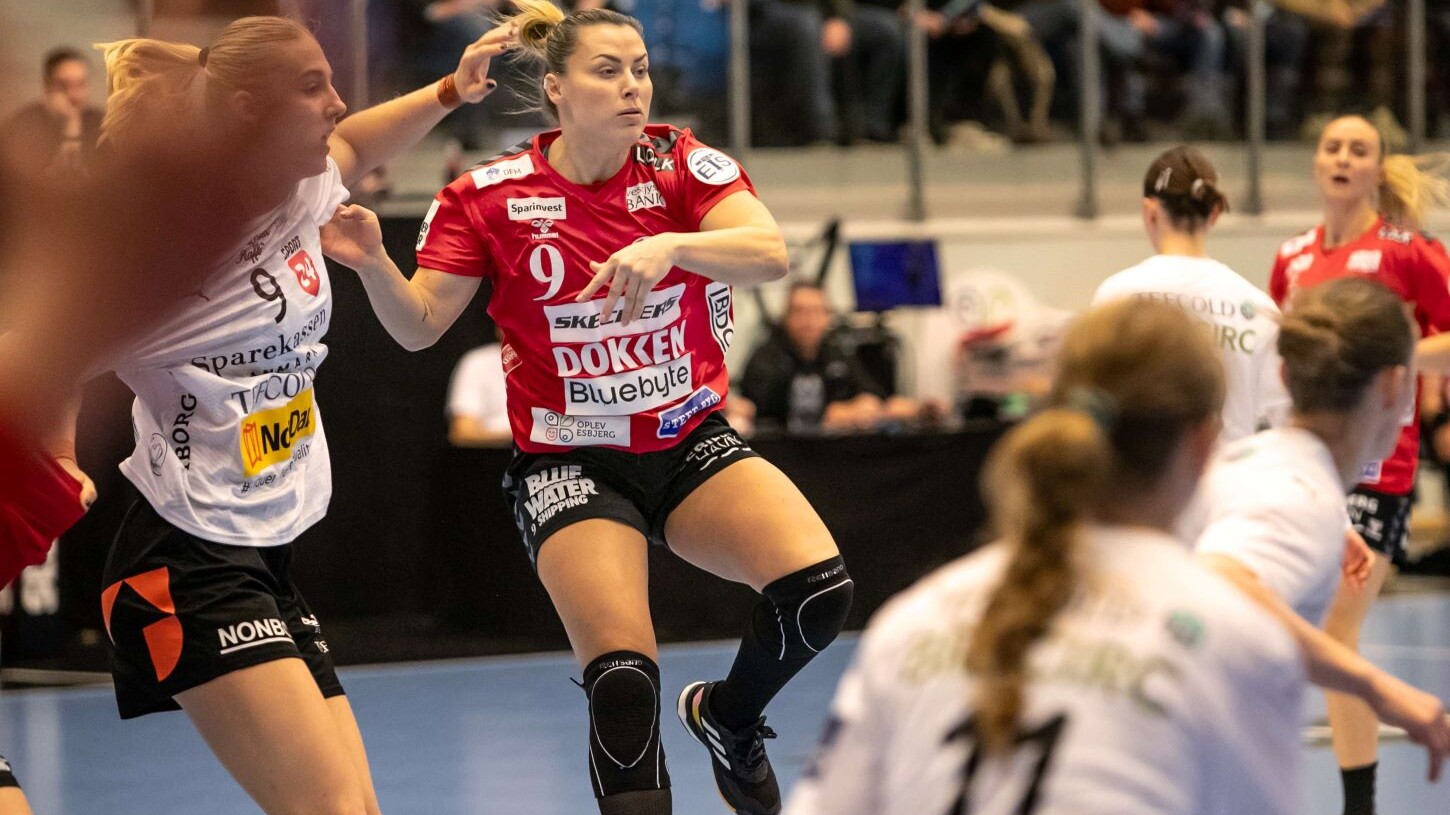 Nora Mørk sørger for mange assist i løbet af en kamp. Foto: Johnny Tauman.