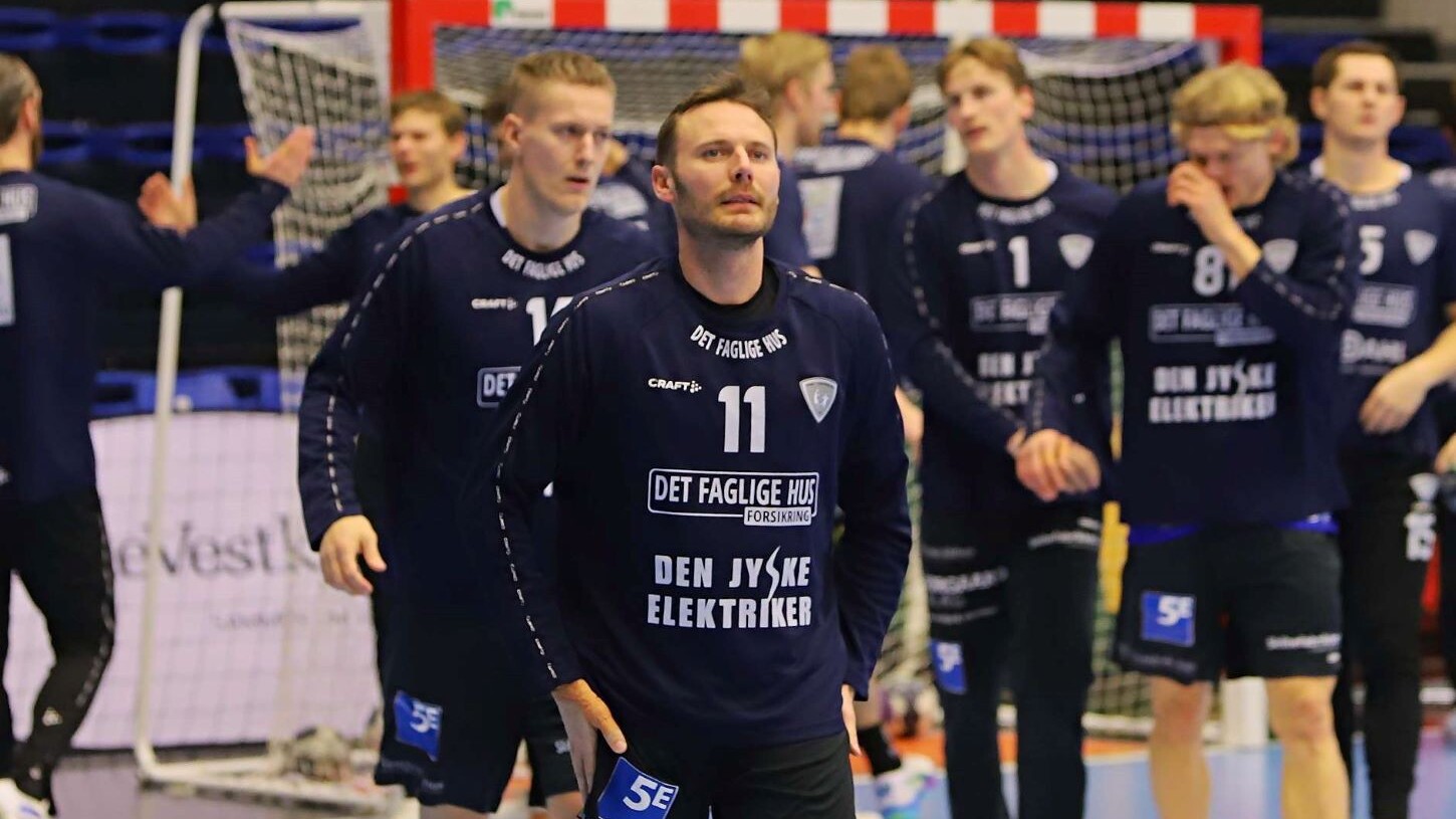 Anfører Mathias Jørgensen gik forrest. Foto: Johnny Tauman.