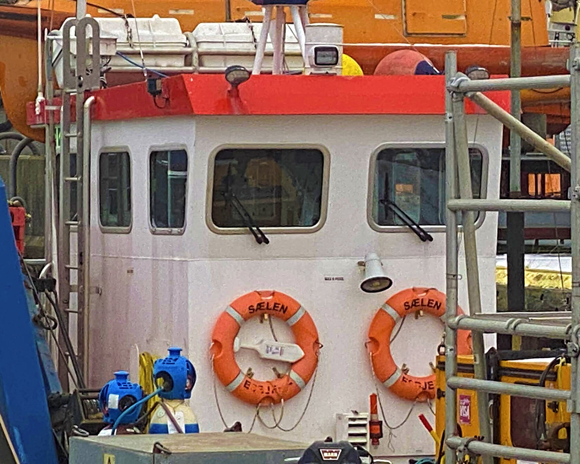 Besøg på havnen på en vinterdag. Foto: Johnny Tauman.