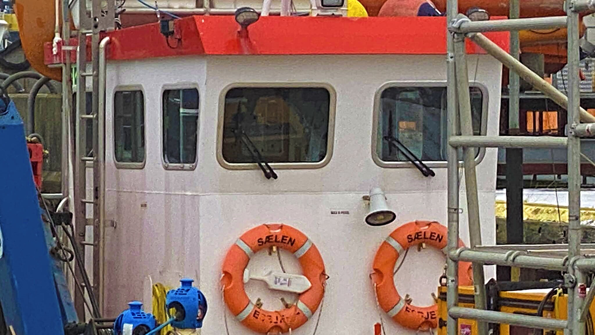 Besøg på havnen på en vinterdag. Foto: Johnny Tauman.