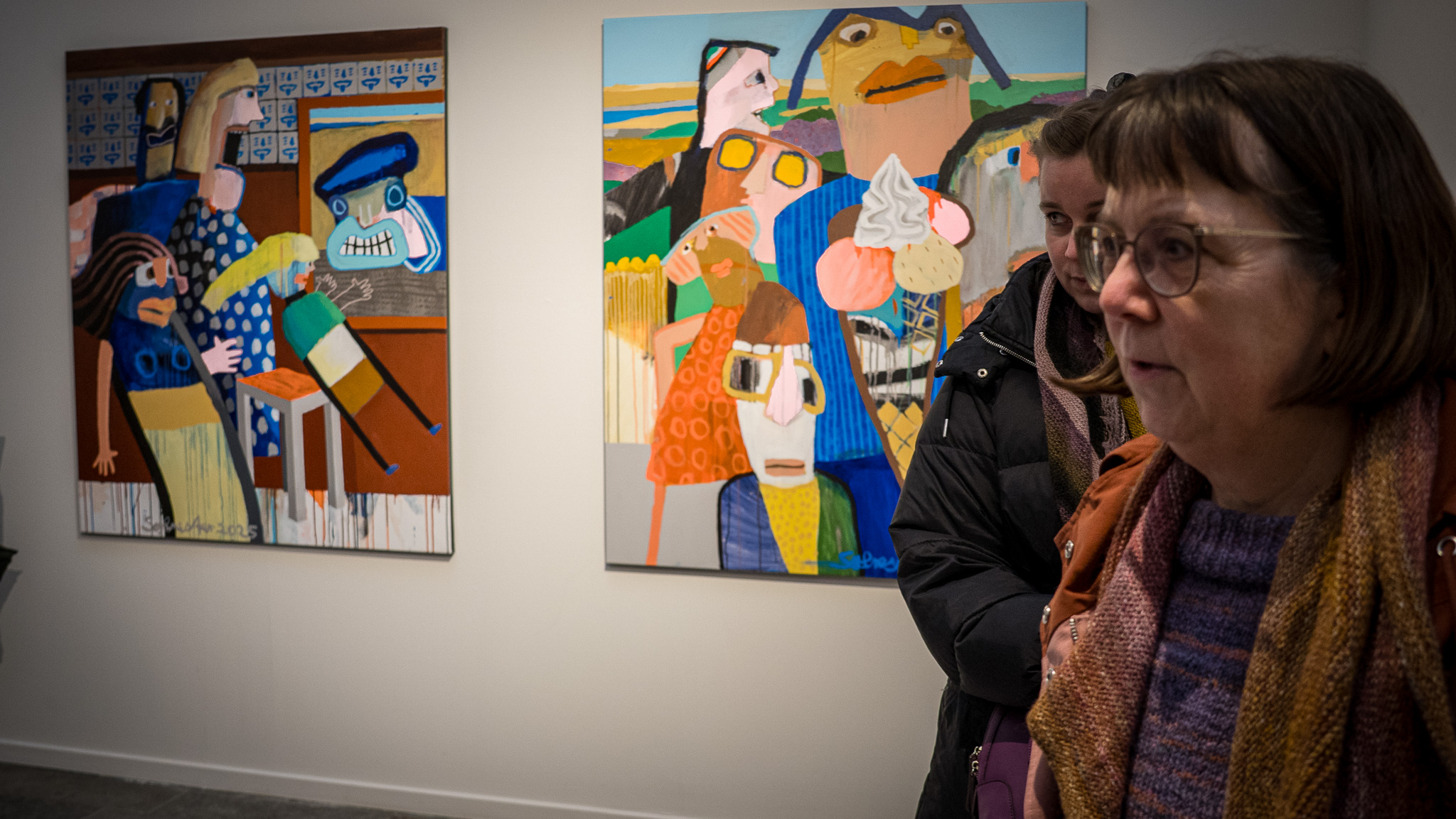 Fernisering, Kunstnerkolonien på Fanø, Esbjerg Kunstmuseum. Foto: Fjodor Pedersen.