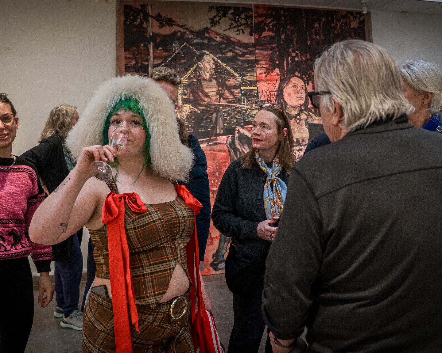 Den farverige Alberte Skronski. Foto: Fjodor Pedersen.