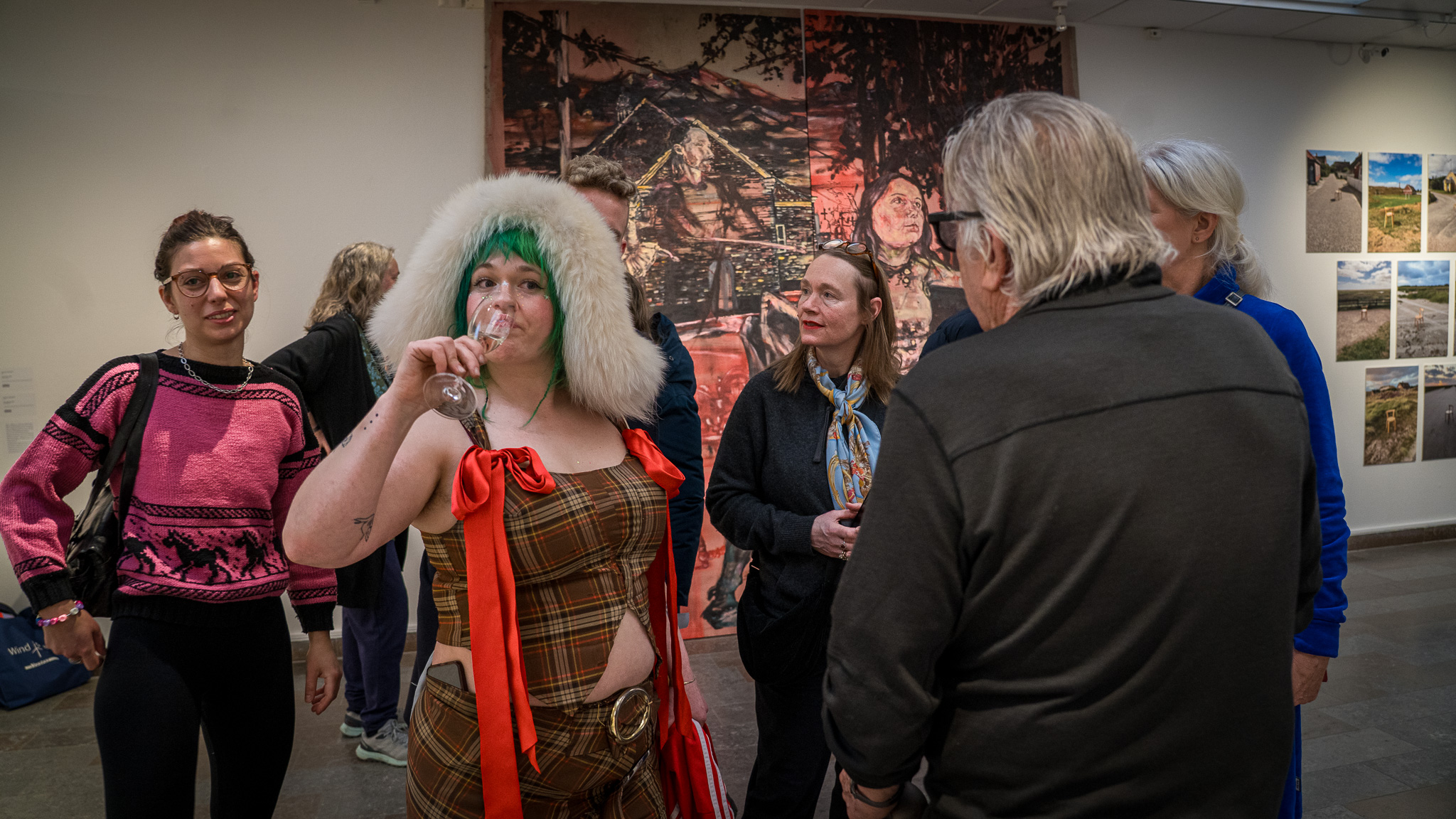 Den farverige Alberte Skronski. Foto: Fjodor Pedersen.