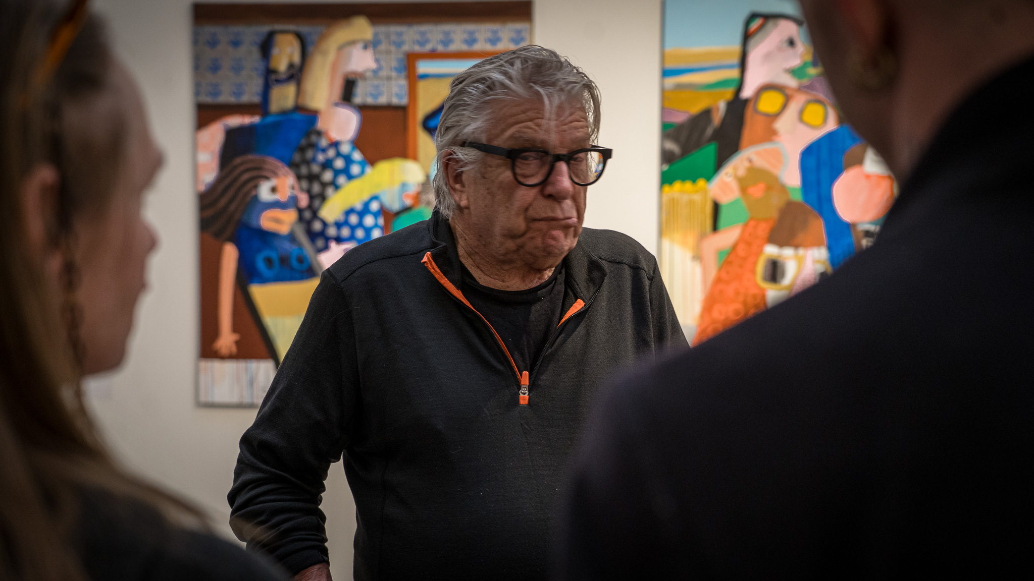 Leif Sylvester holdt hof og stillede beredvilligt op til fotos. Foto: Fjodor Pedersen.