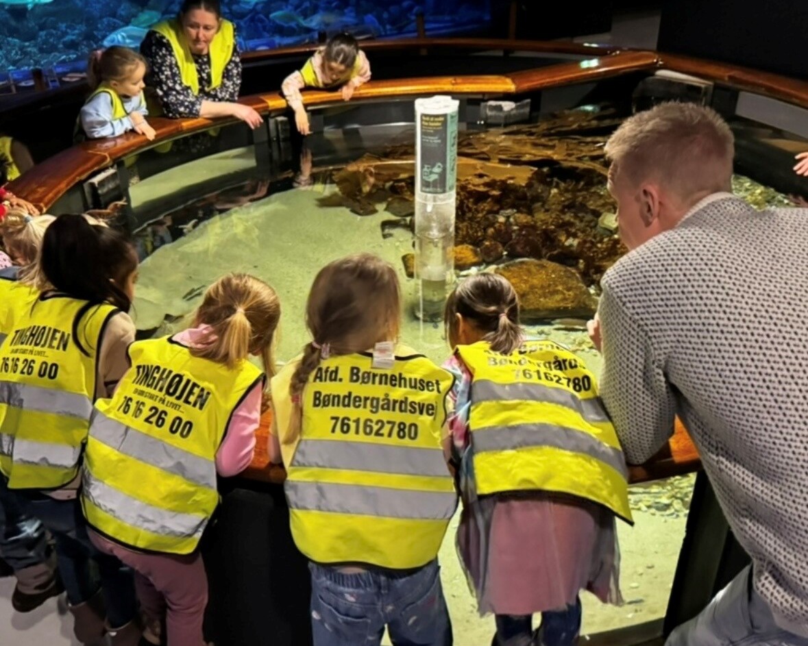 I alt 30 børnehavebørn deltog på ekskursionen.