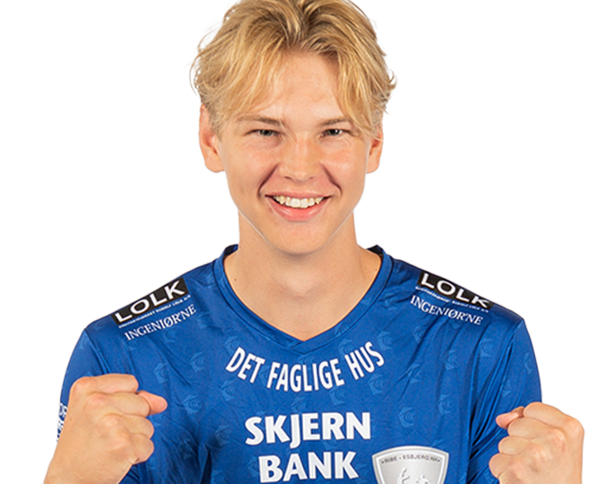 Jacob Overgaard får kontrakt med Ribe-Esbjerg HH indtil 2028. Pressefoto.