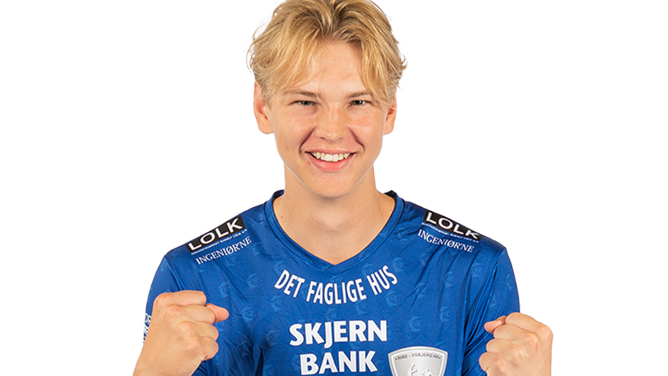 Jacob Overgaard får kontrakt med Ribe-Esbjerg HH indtil 2028. Pressefoto.