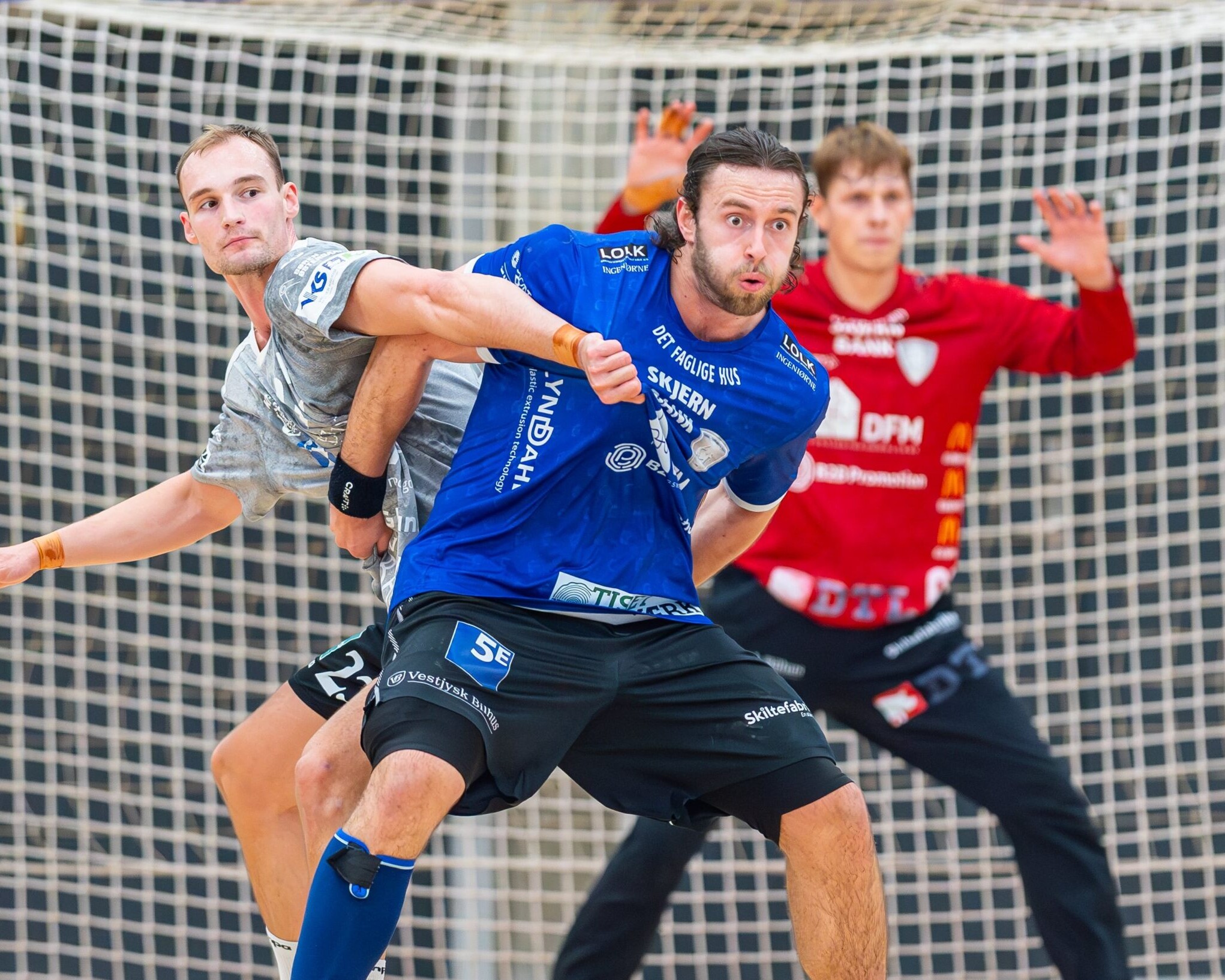 Kasper Sjursen Syversen - en kraftfuld stregspiller. Foto: Johnny Tauman.