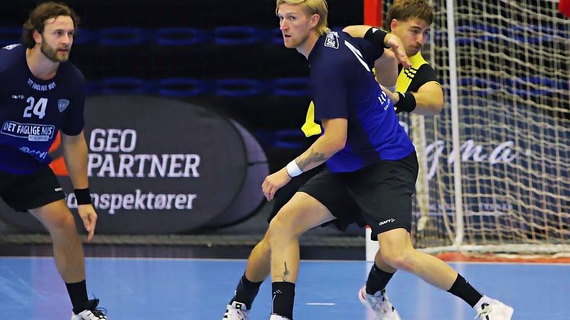 Krumtappen Elvar Asgeirsson og stregspilleren Kasper Sjursen var. Arkivfoto: Johnny Tauman.