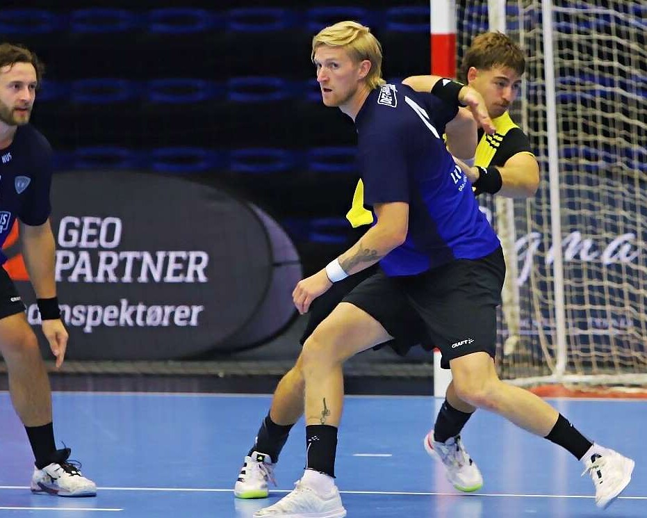 Krumtappen Elvar Asgeirsson og stregspilleren Kasper Sjursen var. Arkivfoto: Johnny Tauman.