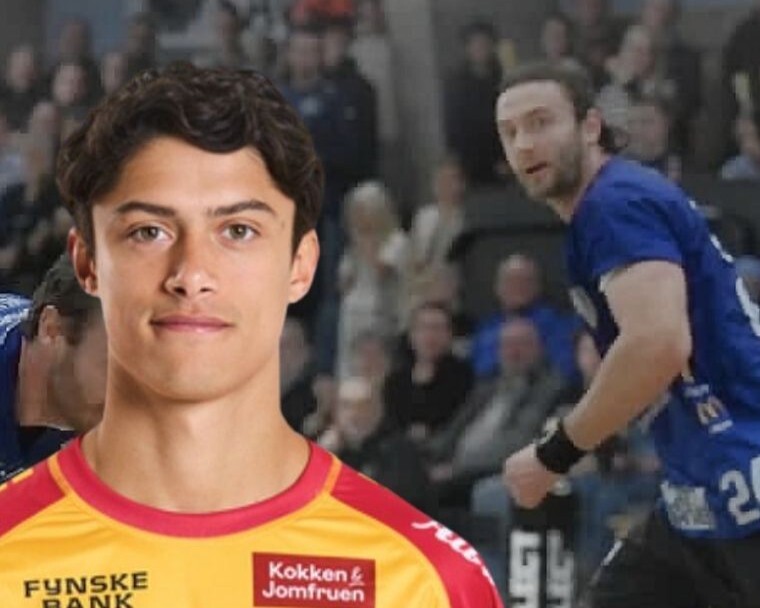 Casper Käll har en fortid i blandt andet Toulouse og GOG. Pressefoto: Ribe Esbjerg HH.