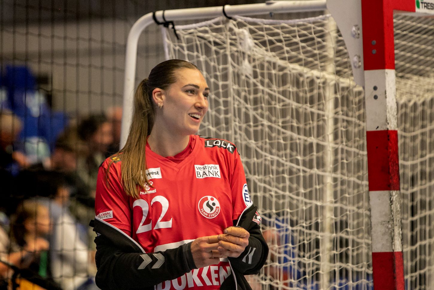 Line Haugsted brillierede i angrebet. Foto: Johnny Tauman.