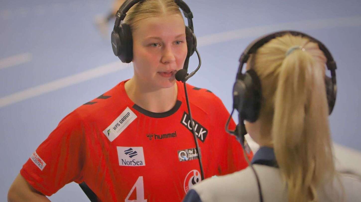 Michala Møller blev skadet i første halvleg. Foto: Johnny Tauman.