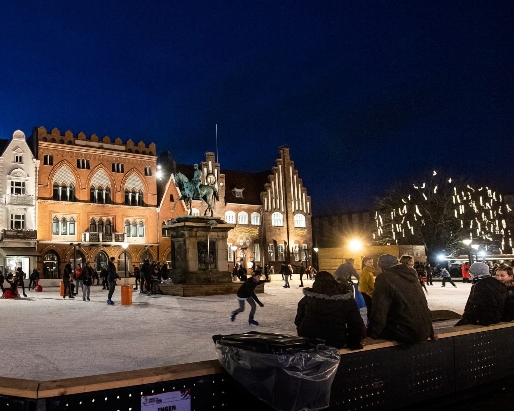 Danmarks største udendørs skøjtebane på 1.500 kvm. Arkivfoto: Torben Meyer.