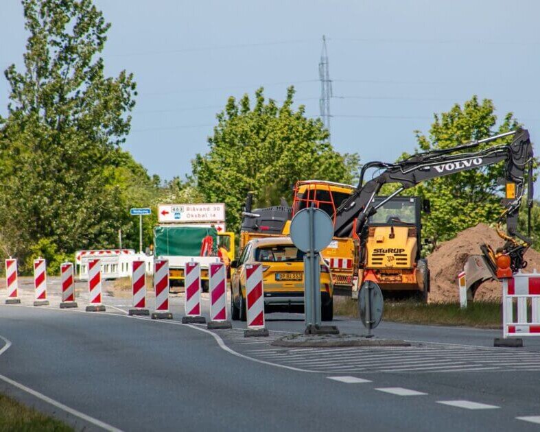 Vejarbejde. Arkivfoto: Johnny Tauman.