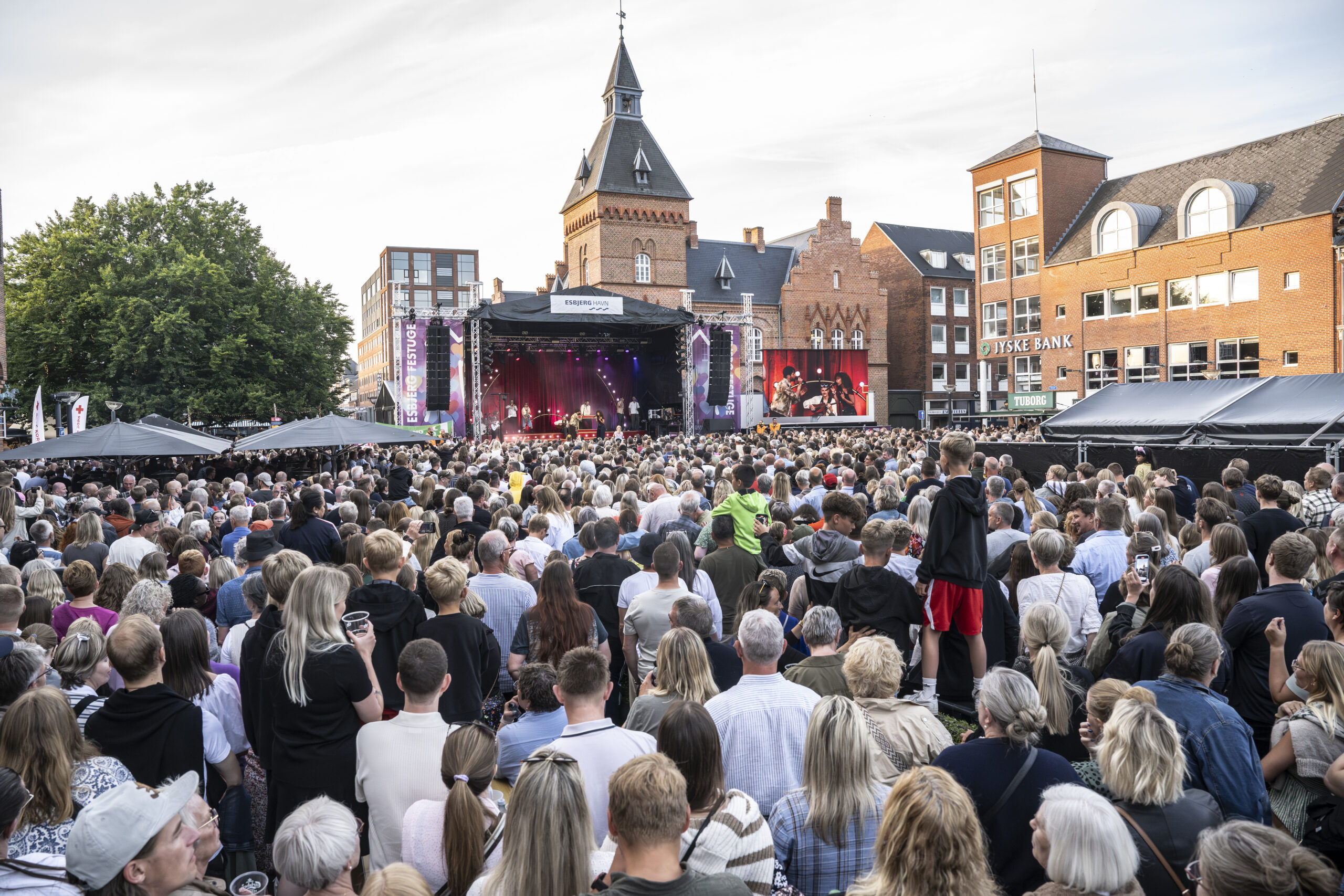 Om tre måneder er det igen tid til, at Esbjerg Festuge fylder Torvet med musik. Foto: Esbjerg Kommune.