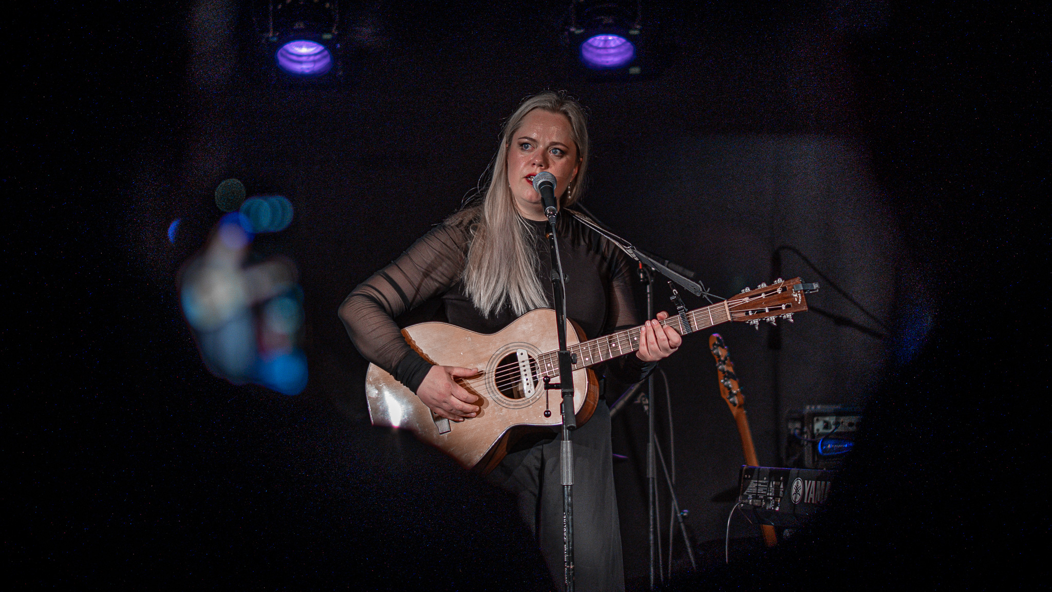 Ninna Andreasen præsenterede fredag aften sit nye album på Tobakken. Foto: Fjodor Pedersen.