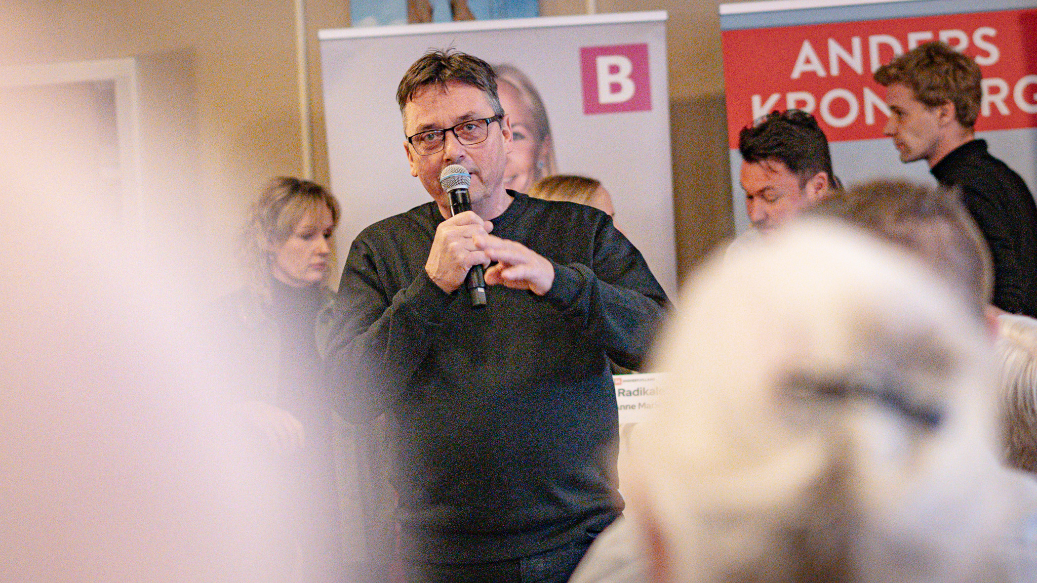Brian Lyst, formand for FH Sydvest, bød velkommen til aftenens arrangement. Foto: Fjodor Pedersen.