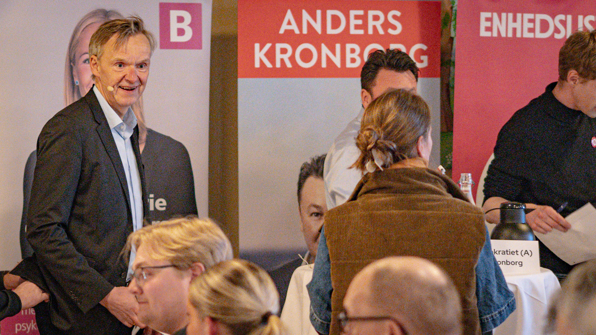 Valgdebat på Jerne Kro, torsdag den 19. marts 2026. Foto: Fjodor Pedersen.