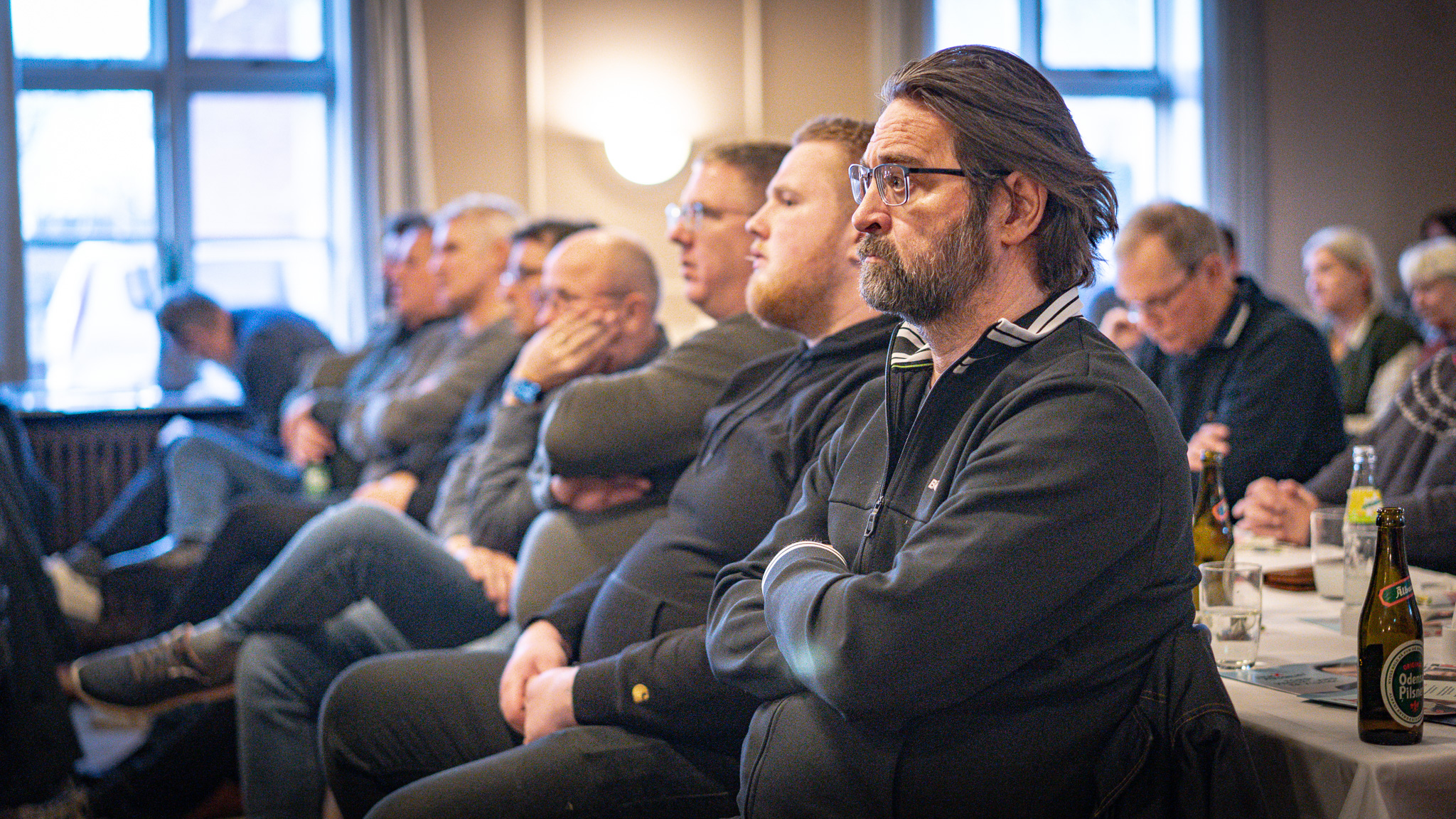Valgdebat på Jerne Kro, torsdag den 19. marts 2026. Foto: Fjodor Pedersen.