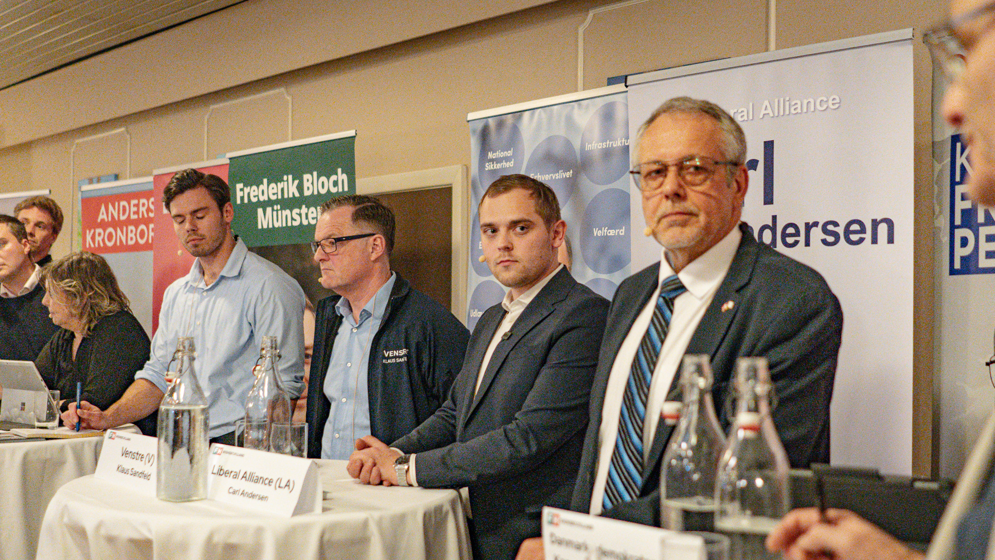 Valgdebat på Jerne Kro, torsdag den 19. marts 2026. Foto: Fjodor Pedersen.