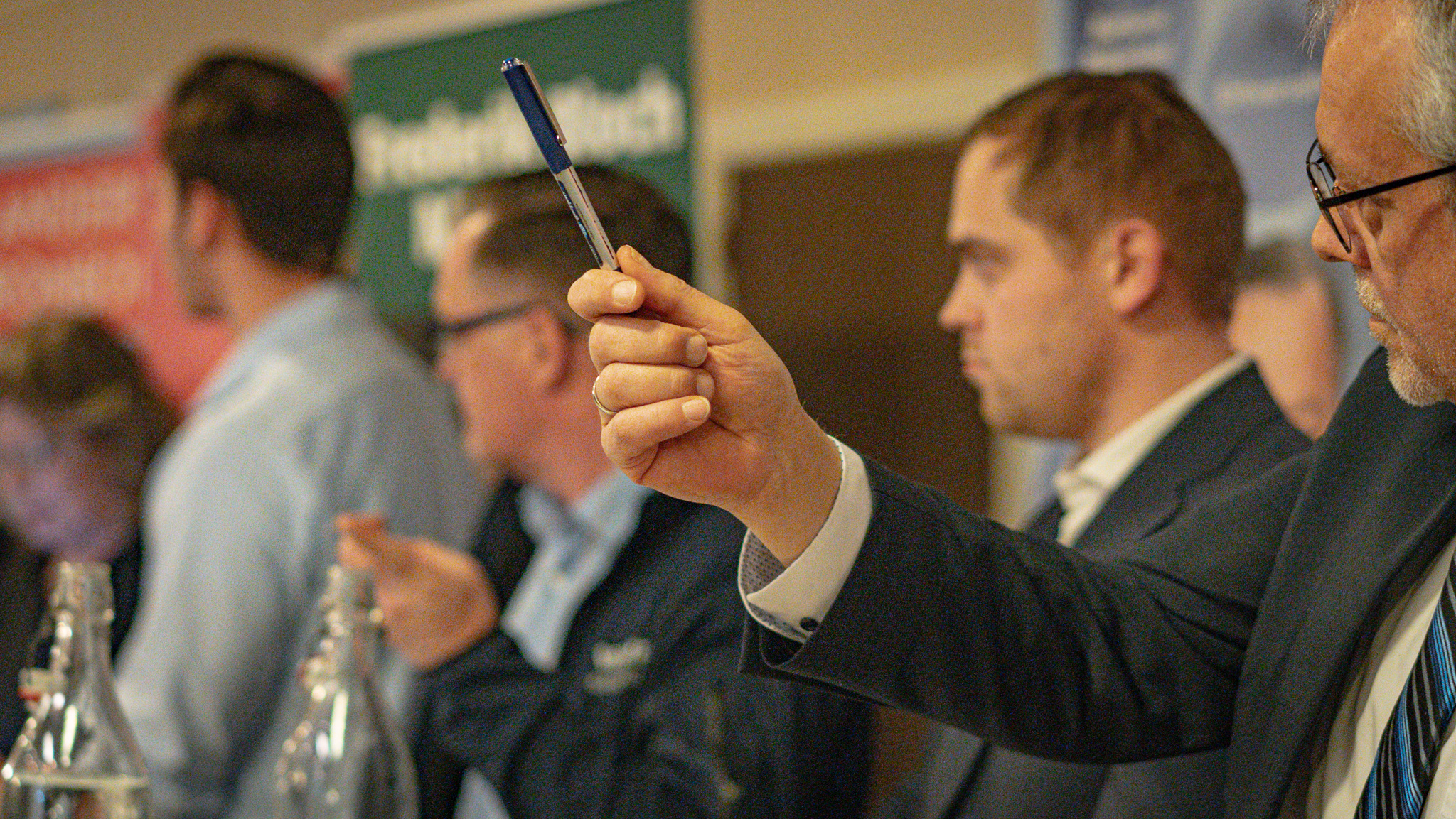 Valgdebat på Jerne Kro, torsdag den 19. marts 2026. Foto: Fjodor Pedersen.