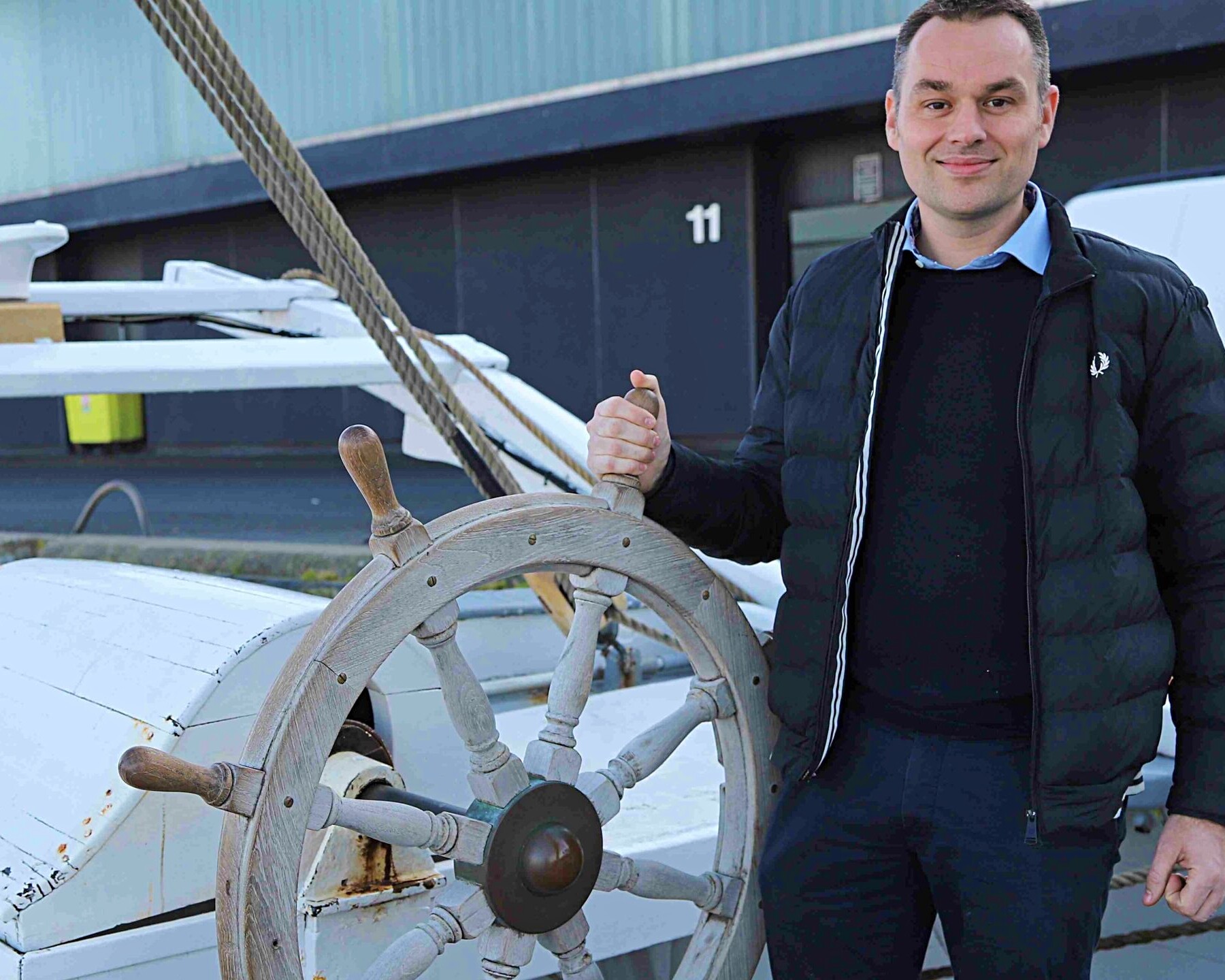 Anders Rohr Jørgensen har som ildsjæl og politiker kæmpet for Det Maritime Ribe. Foto: Johnny Tauman.