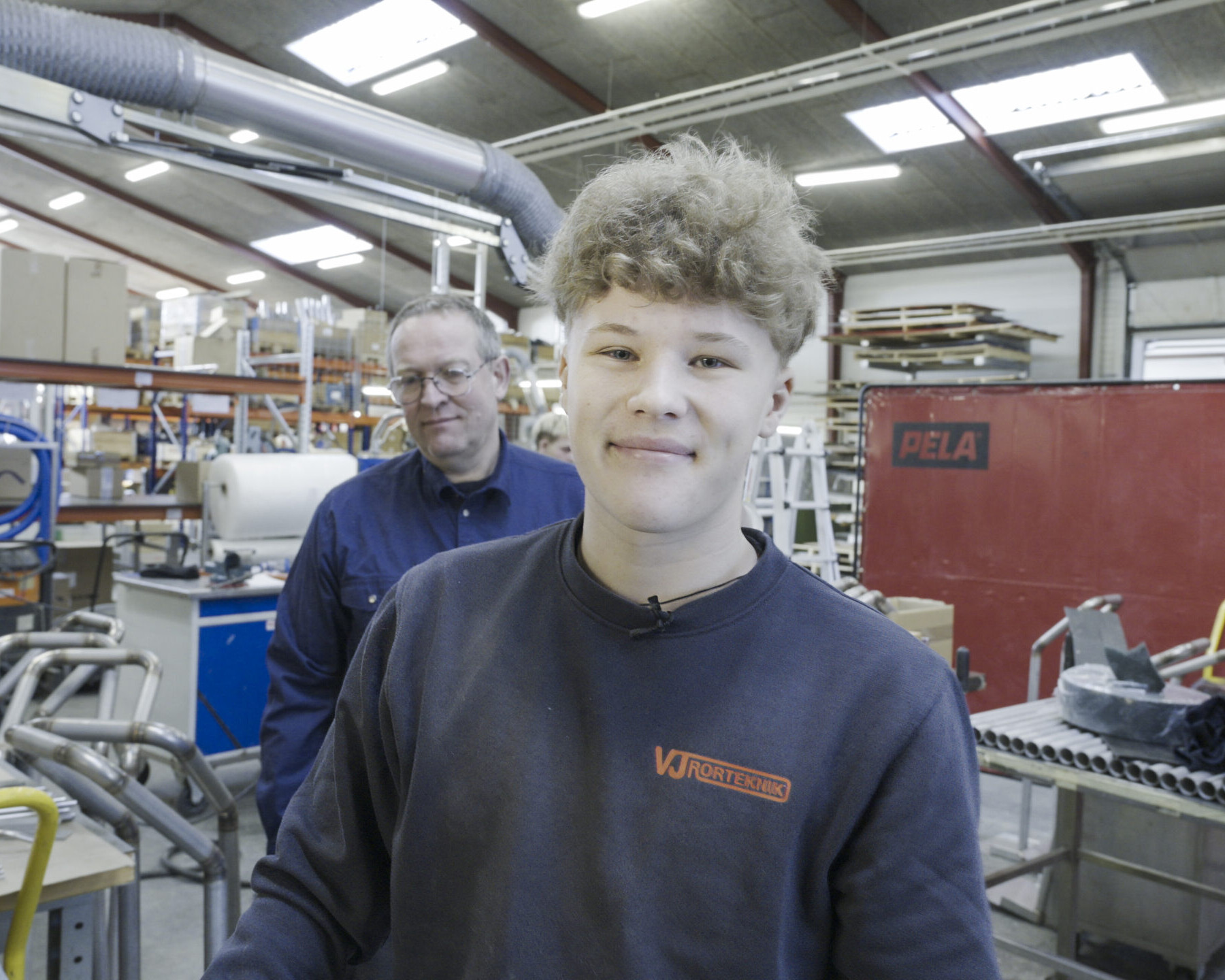 15-årige Tristan er en af de 73 unge, der aktuelt er en del af juniormesterlæreordningen. Privatfoto.