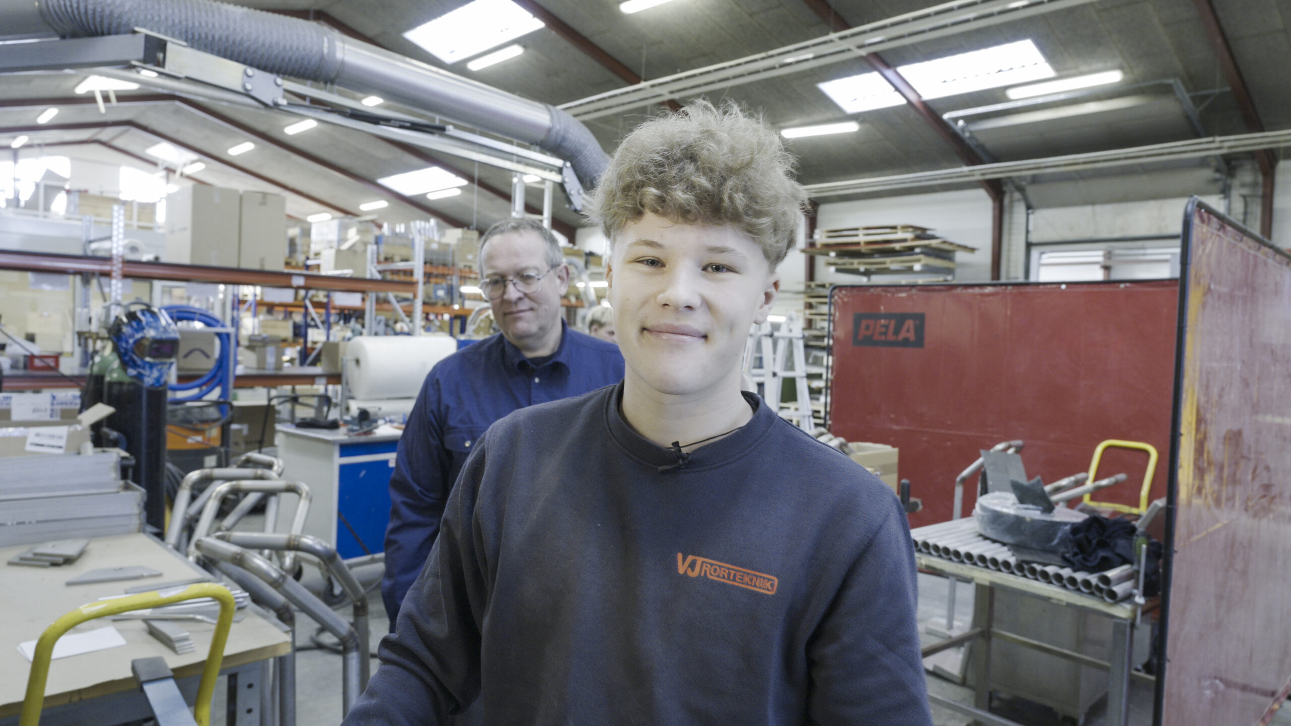 15-årige Tristan er en af de 73 unge, der aktuelt er en del af juniormesterlæreordningen. Privatfoto.