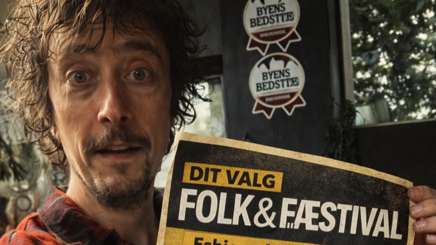 Casper Mikkelsen er gået aktivt ind i valgkampen. Pressefoto.