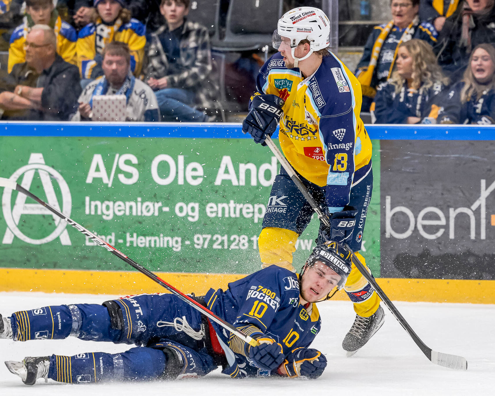 Oliver Kjær, Esbjerg Energy. Arkivfoto: Danmarks Ishockey Union.
