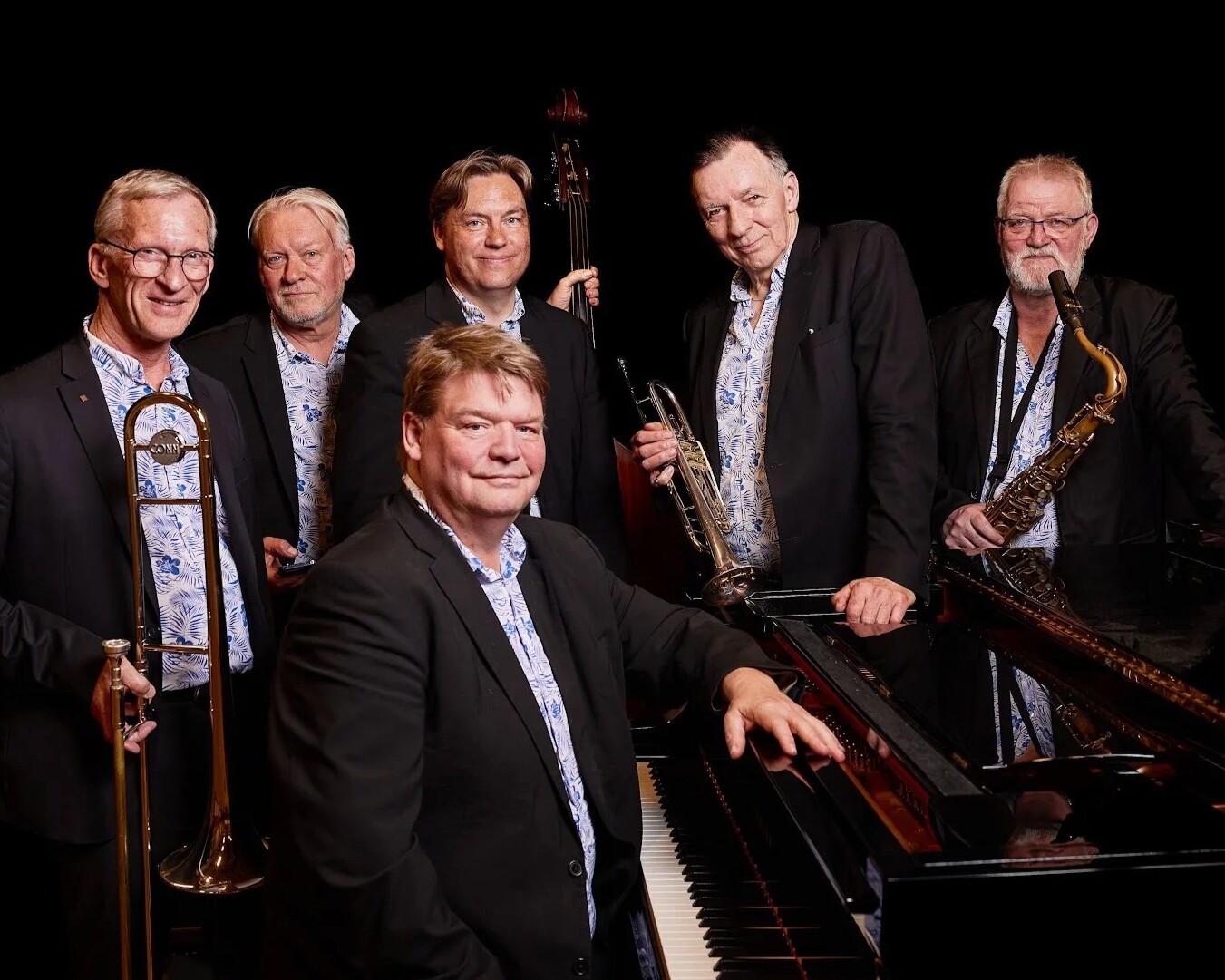 Koncerten med River Band er den tredje i sæsonen hos Esbjerg City Jazzklub. Pressefoto.