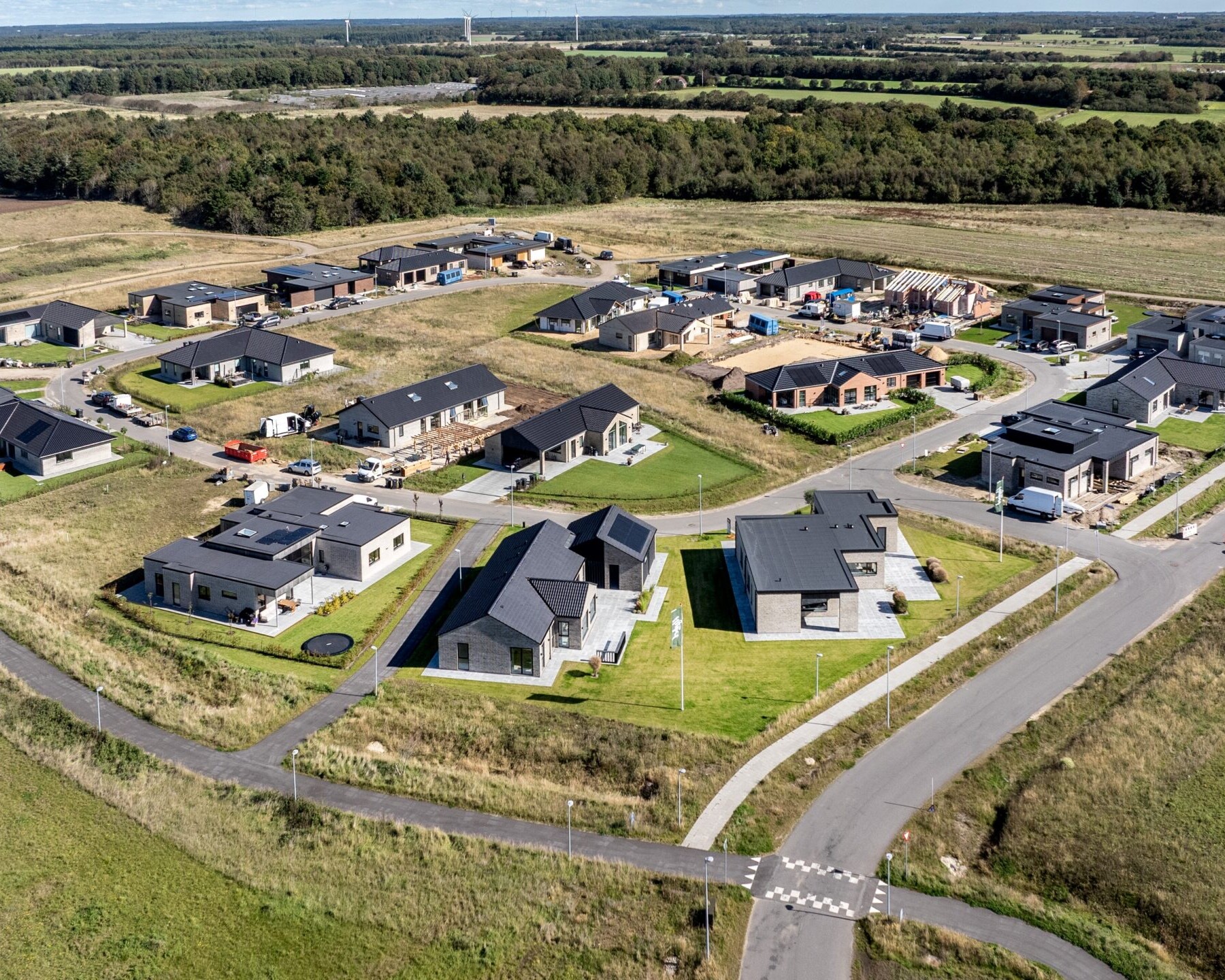 Hurtig sagsbehandling i Esbjerg Kommune er med til at sikre fremdrift i nye boligprojekter som her ved første etape af Breinholtparken.