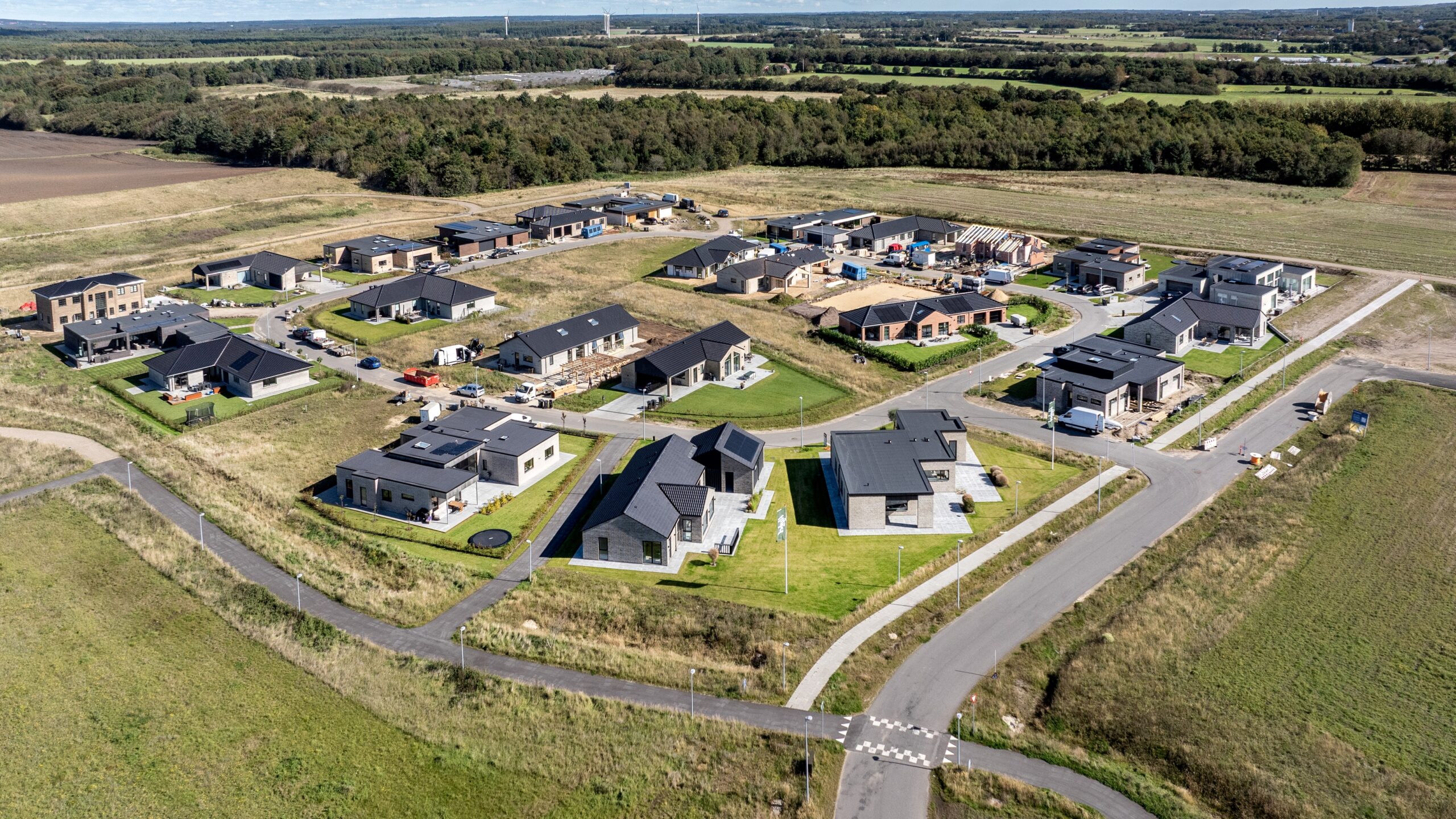 Hurtig sagsbehandling i Esbjerg Kommune er med til at sikre fremdrift i nye boligprojekter som her ved første etape af Breinholtparken.
