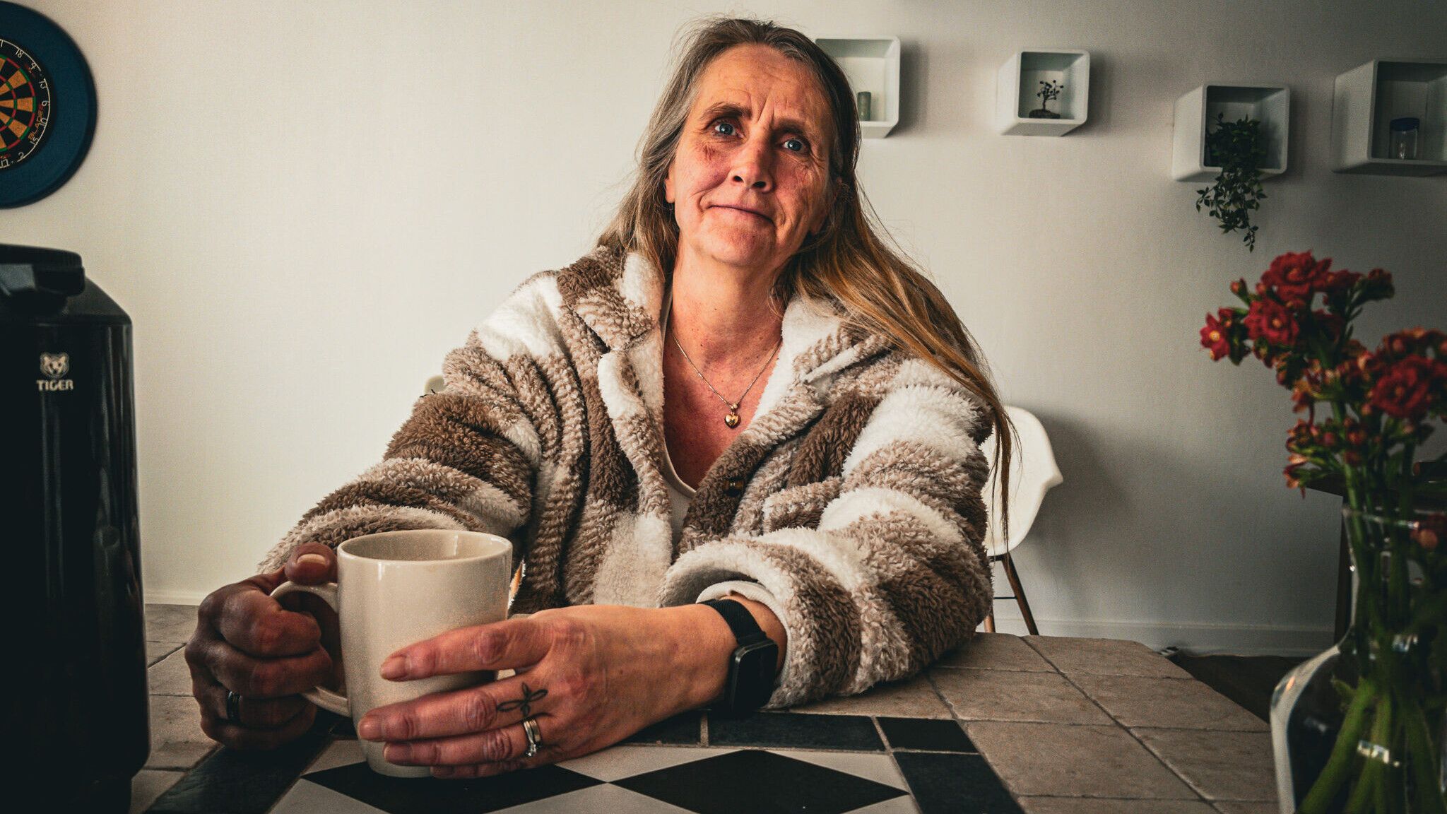 Kaffe på kanden og hjerterum er nogle gange vigtigere end alverdens aktiviteter, mener Charlotte Elstrøm Ree. Foto: Fjodor Pedersen.