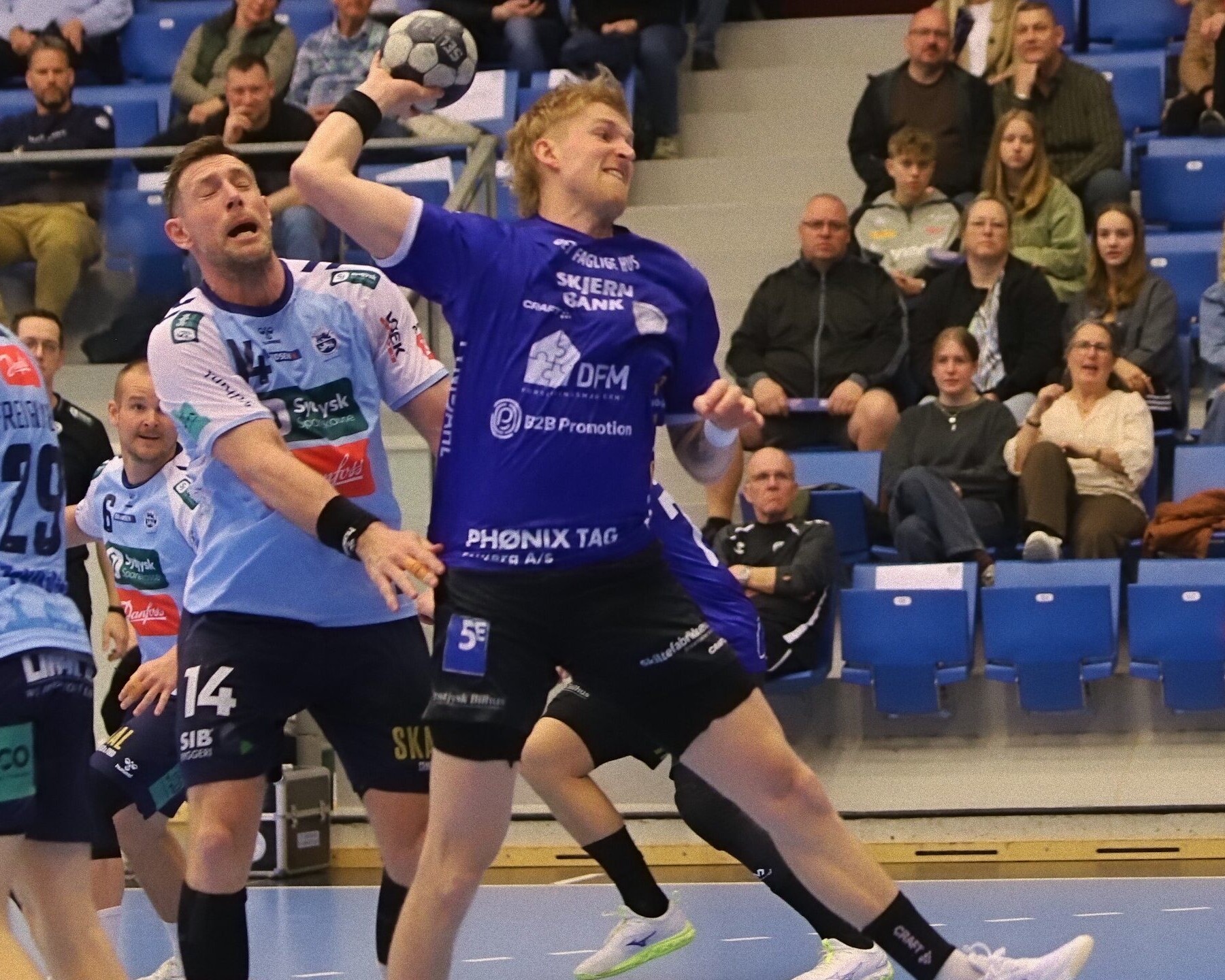 Ribe-Esbjerg er på jagt efter sejren imod træner Marc Uhds tidligere hold. Foto: Johnny Tauman.