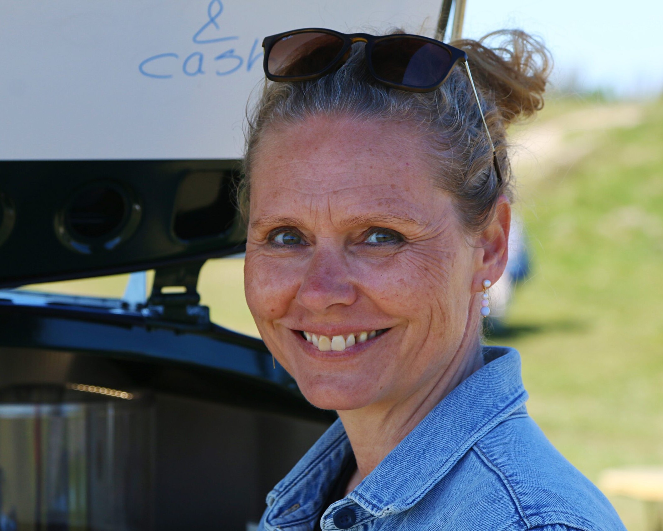 Anette nyder at arbejde fuldtid med Little Bean. Foto: Johnny Tauman.