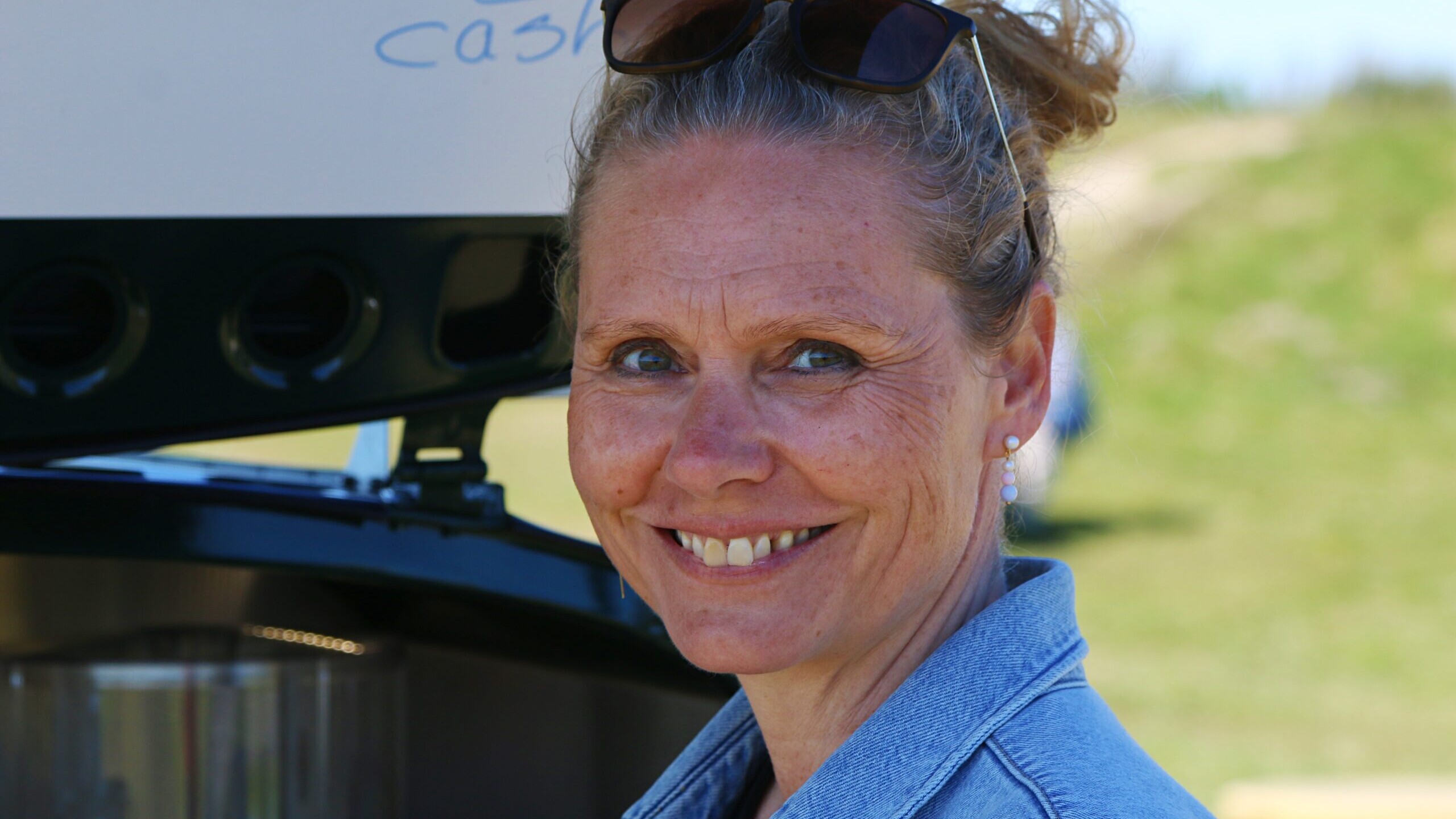 Anette nyder at arbejde fuldtid med Little Bean. Foto: Johnny Tauman.