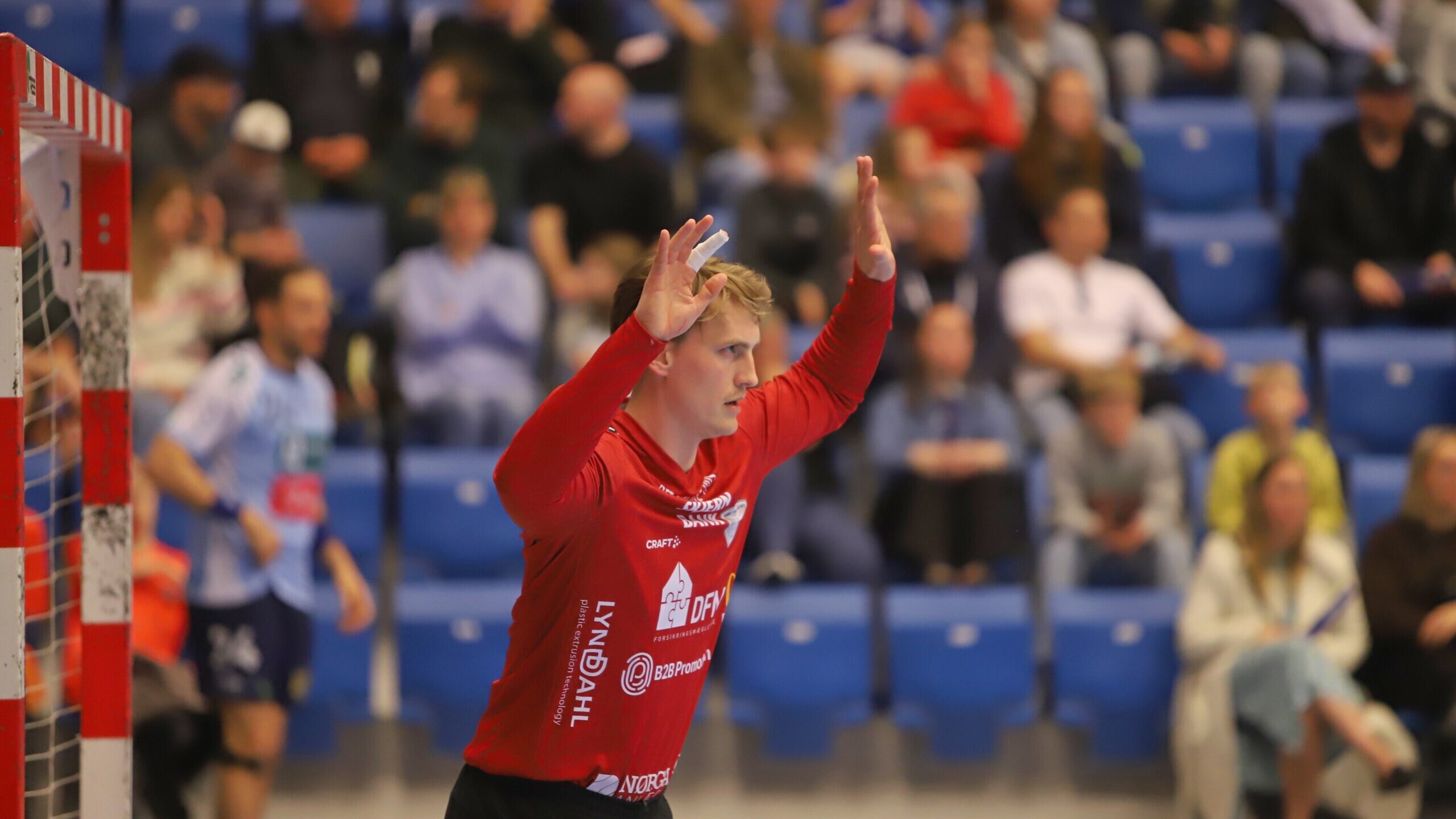 Niklas havde afgørende redninger i slutfasen. Foto: Johnny Tauman.