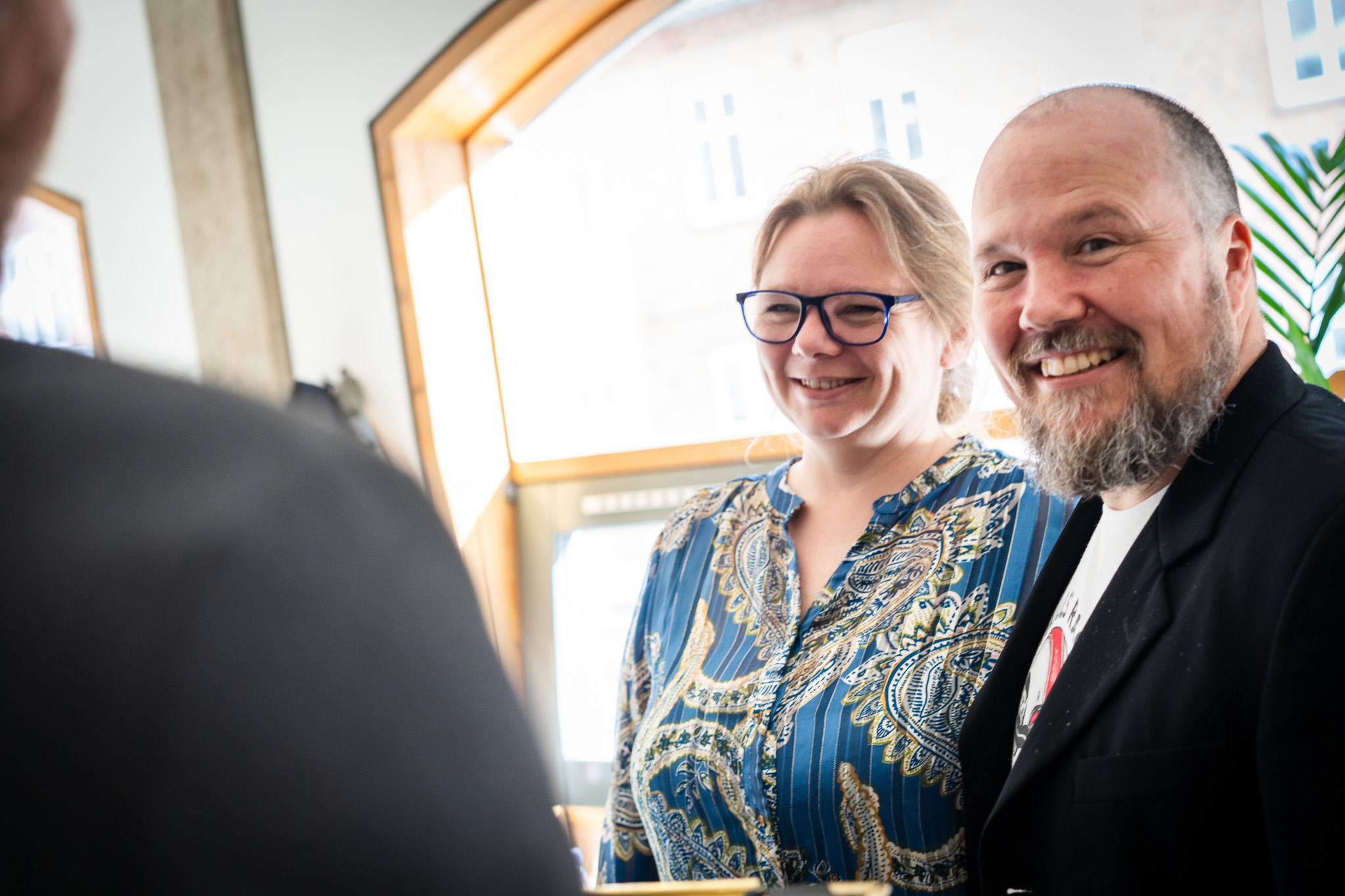 Så vidt vides er det aldrig sket før, at nogen er blevet gift på Hovedbiblioteket i Esbjerg. Foto: Fjodor Pedersen.