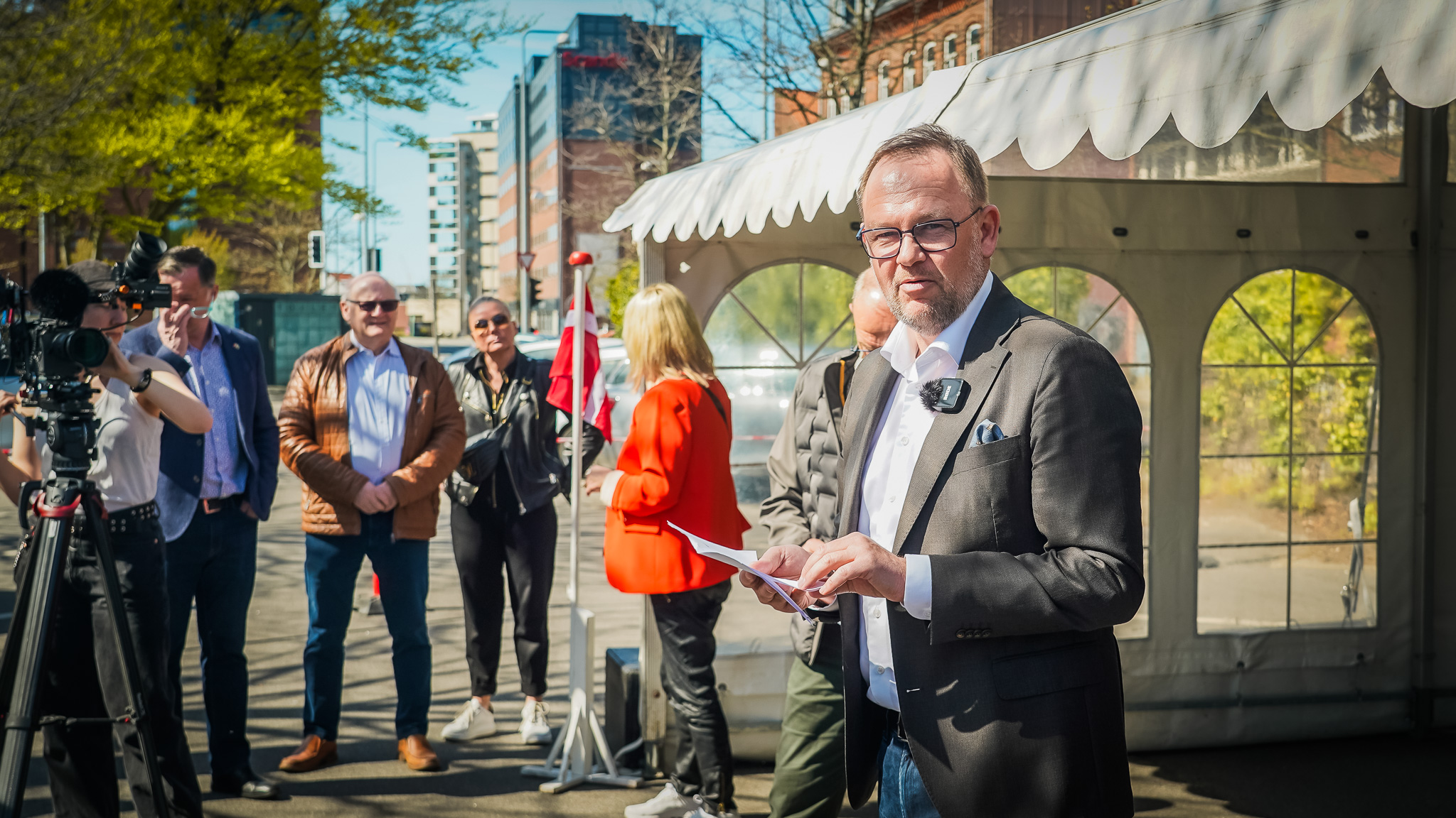 Borgmester Jesper Frost Rasmussen (V). Foto: Fjodor Pedersen.