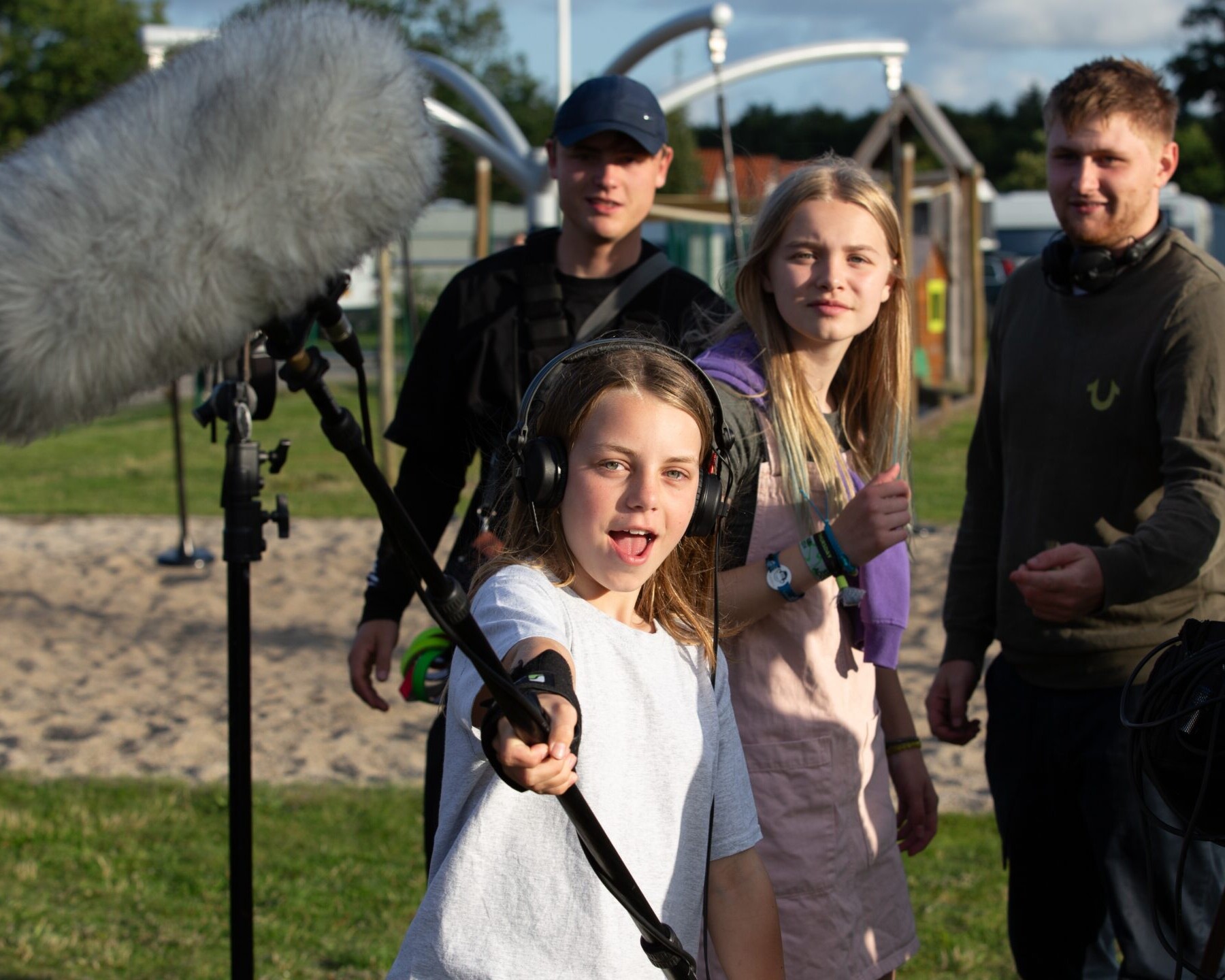 Unge kan prøve kræfter med filmproduktion. Pressefoto.