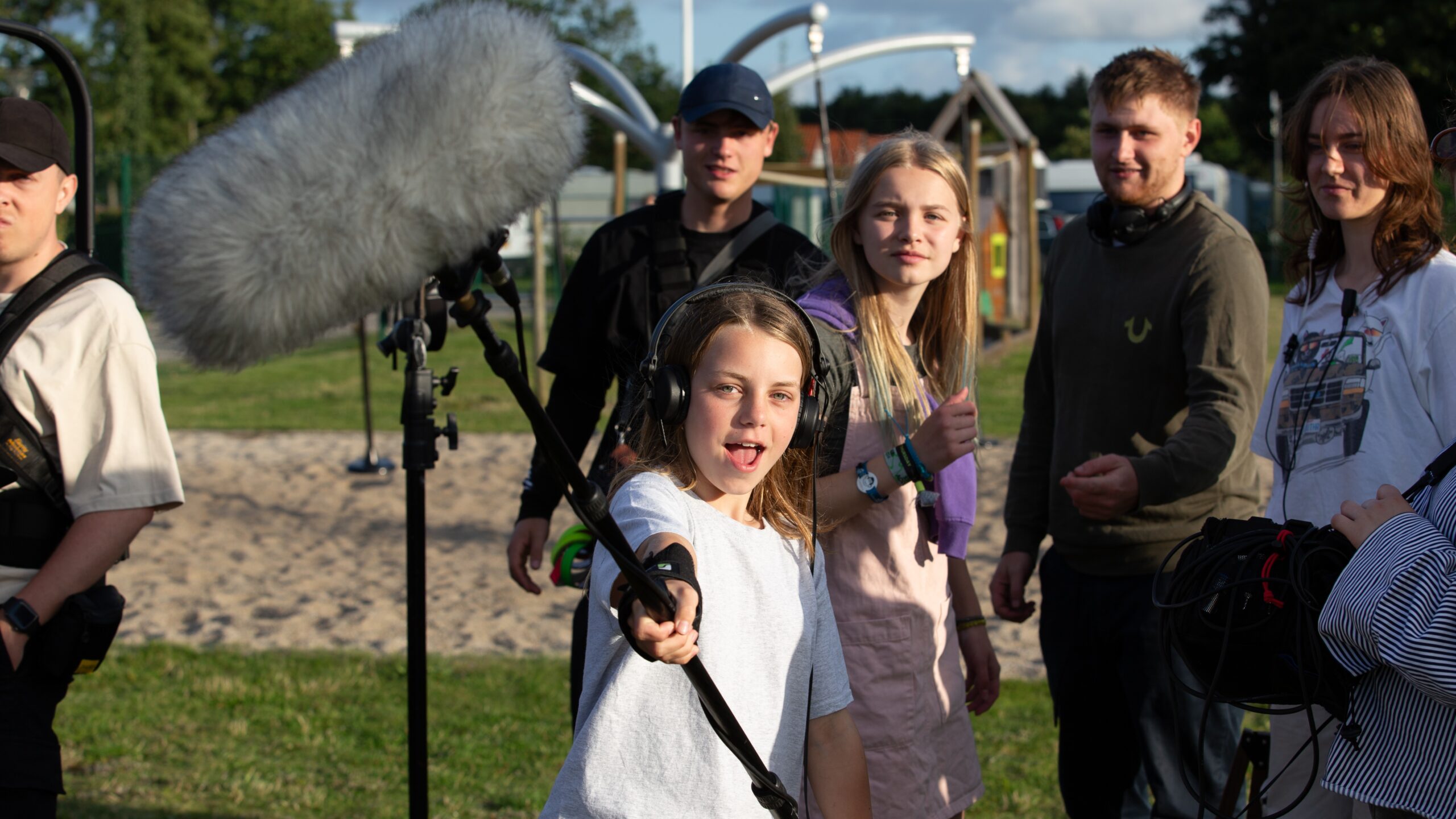 Unge kan prøve kræfter med filmproduktion. Pressefoto.