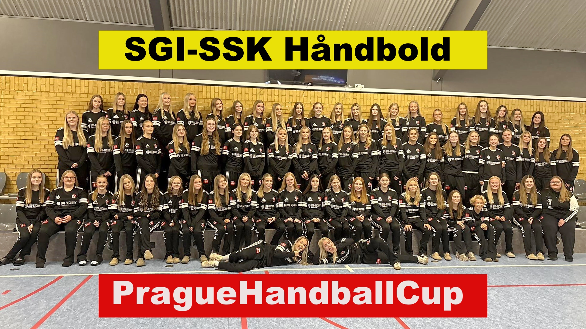 Seks SGI-SSK-hold klar til kæmpe håndboldoplevelse i Prag. Privatfoto.