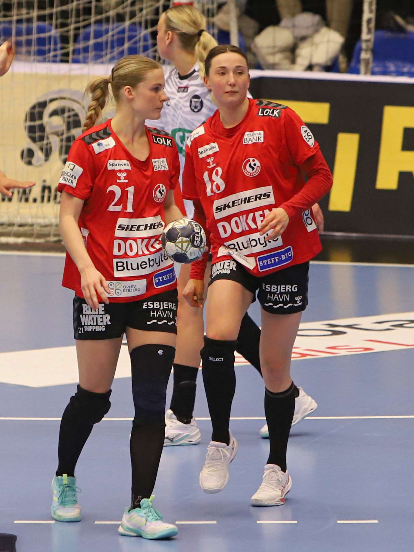 Helene Kindberg var kun kort tid på banen. Foto: Johnny Tauman.