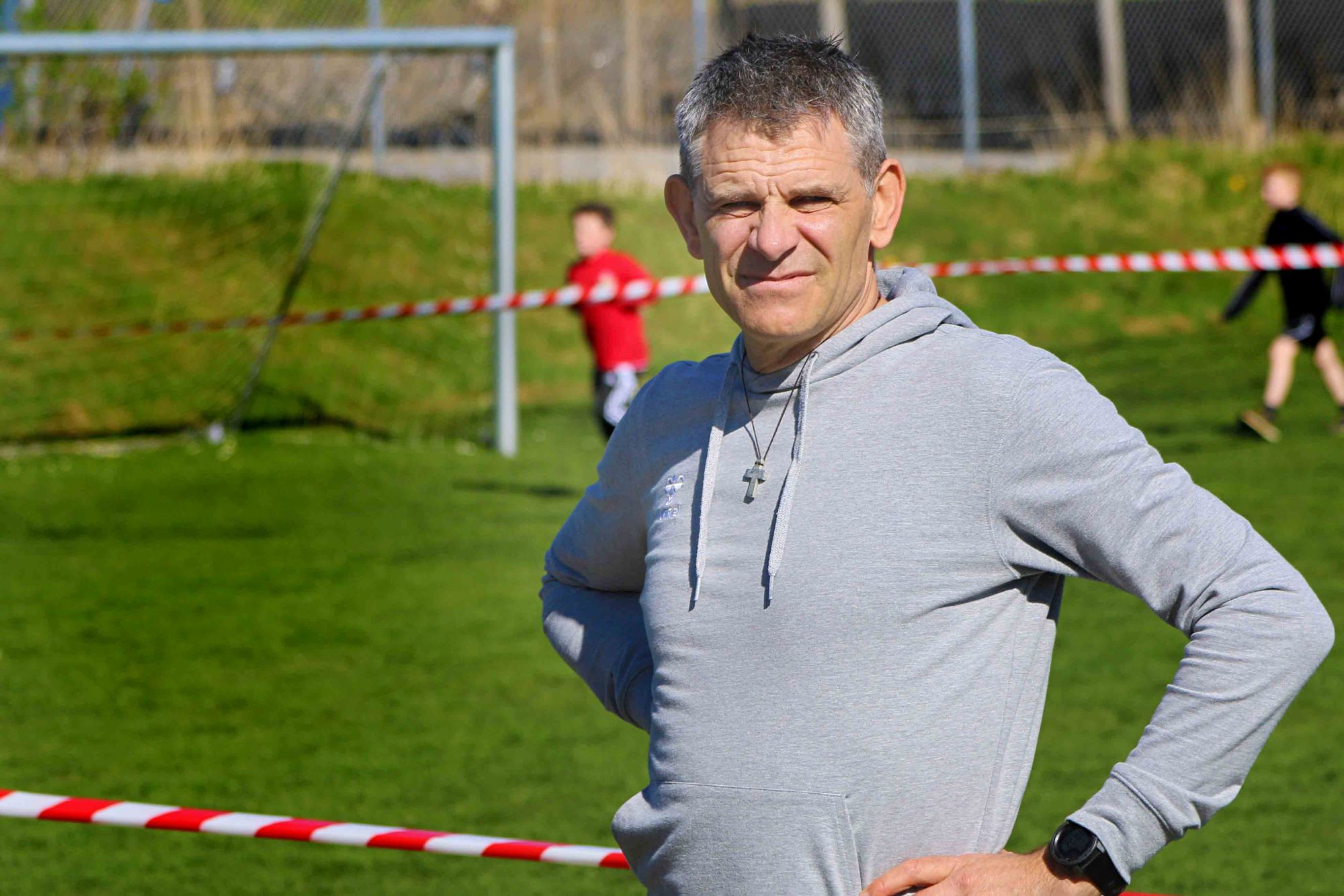 Matematiklærer Rolf Leinum oplevede flere elever løbe langt. Foto: Johnny Tauman.