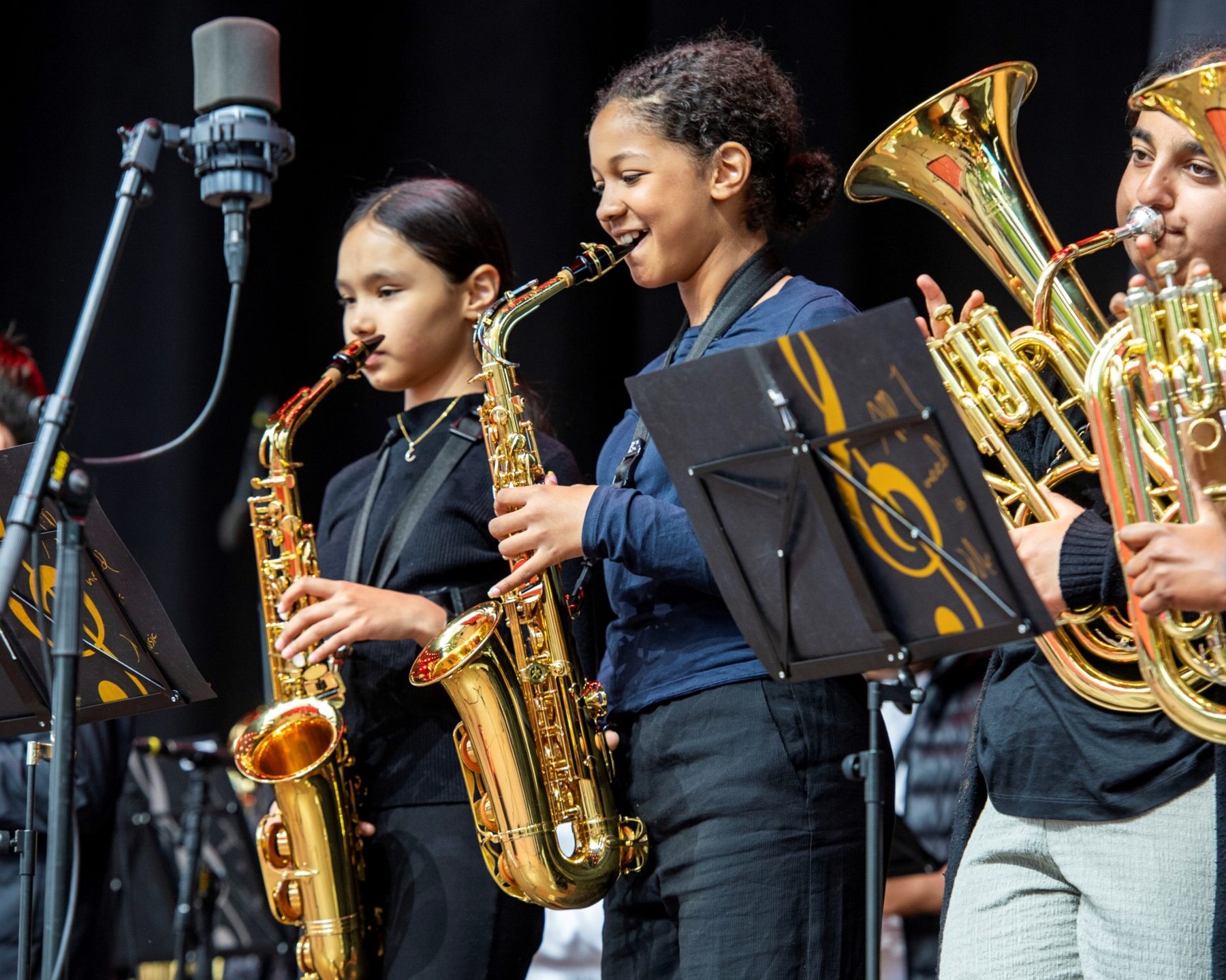 UnOS fra Esbjerg og omegn er blandt de mange deltagere i musikskoledagene i Tivoli. PR-foto.