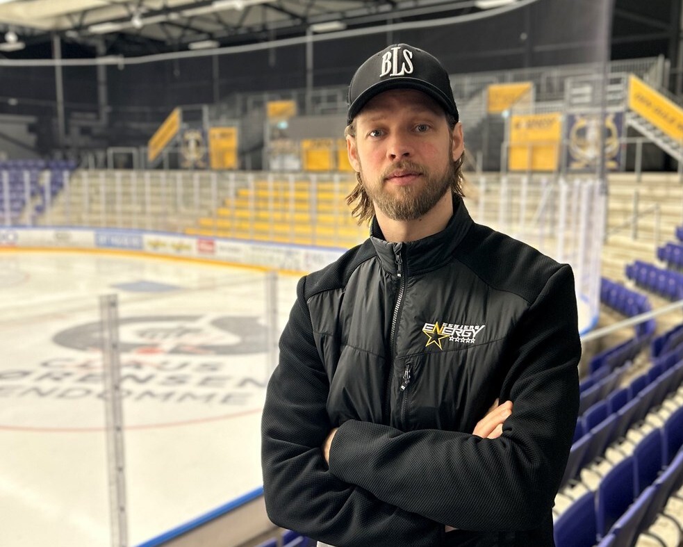 Siden hjemkomsten til Esbjerg nåede Philip Larsen at spille tre sæsoner for Energy – og nu skal han være med til at forme klubbens fremtid fra sidelinjen. Pressefoto.