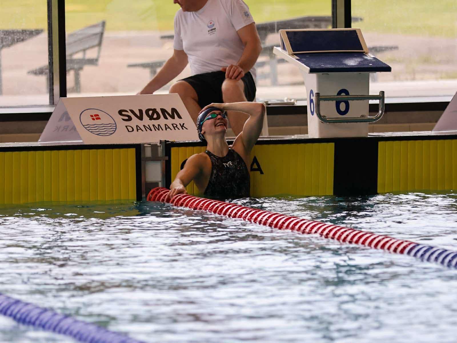 Ida Jacobsen fra Pro Swim Esbjerg overgik alles forventninger. Privatfoto.